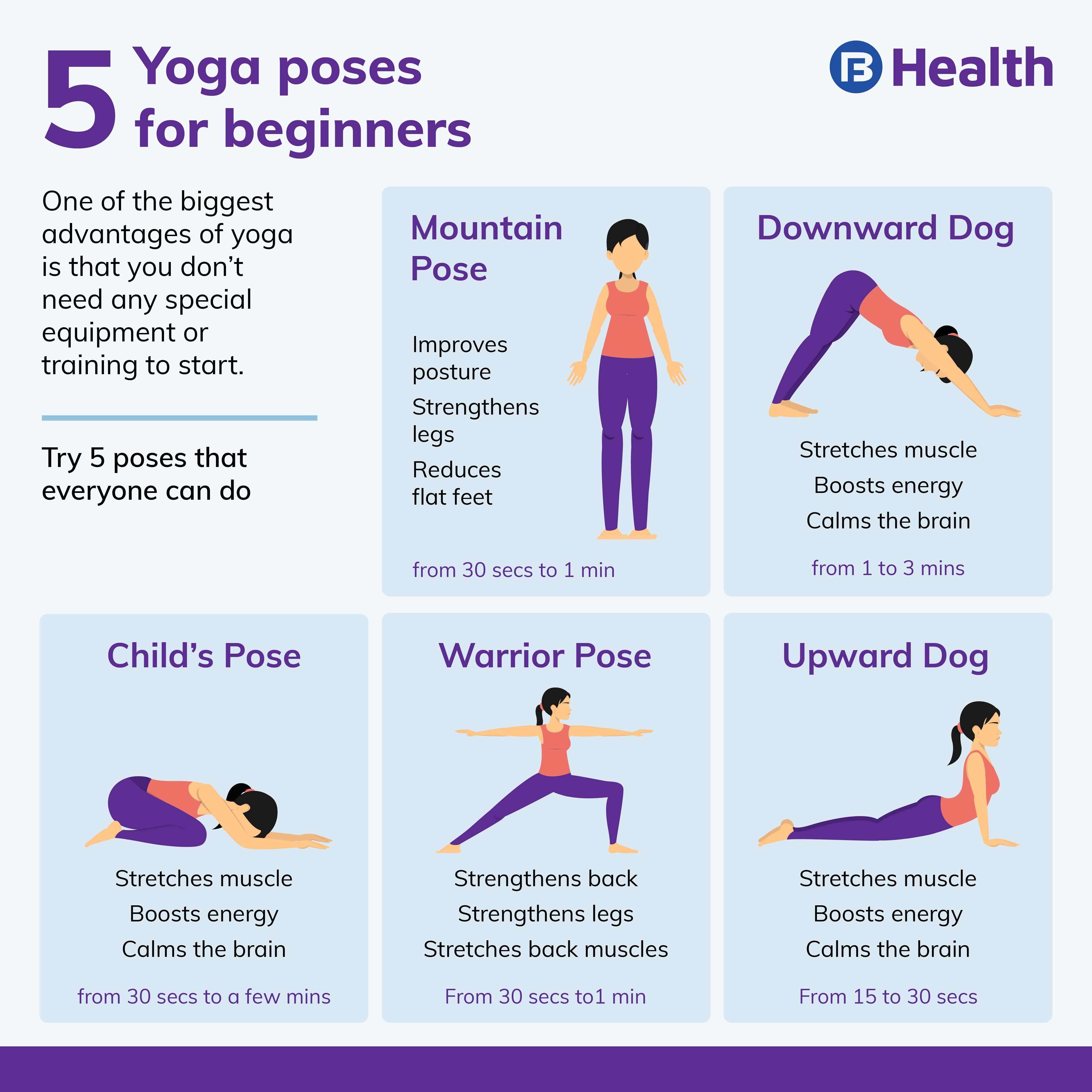 5 Easy Yoga Poses That Banish Stress | SELF