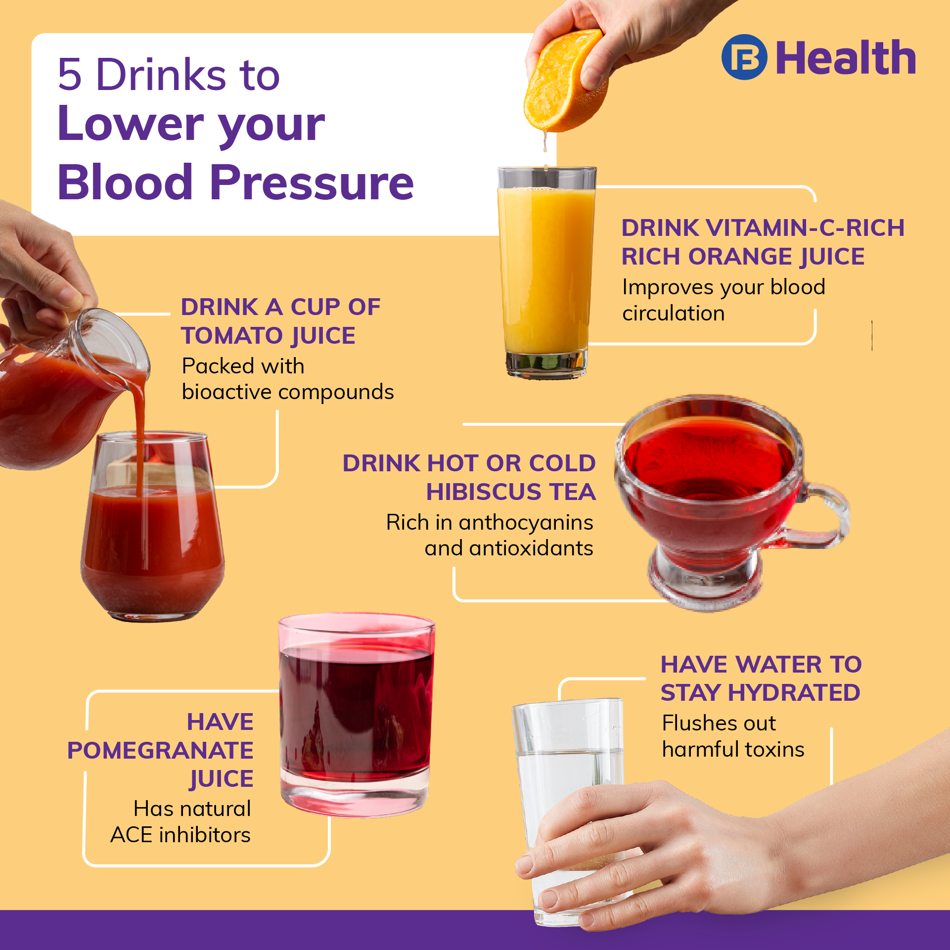 Have These Top 7 Drinks To Lower Blood Pressure 