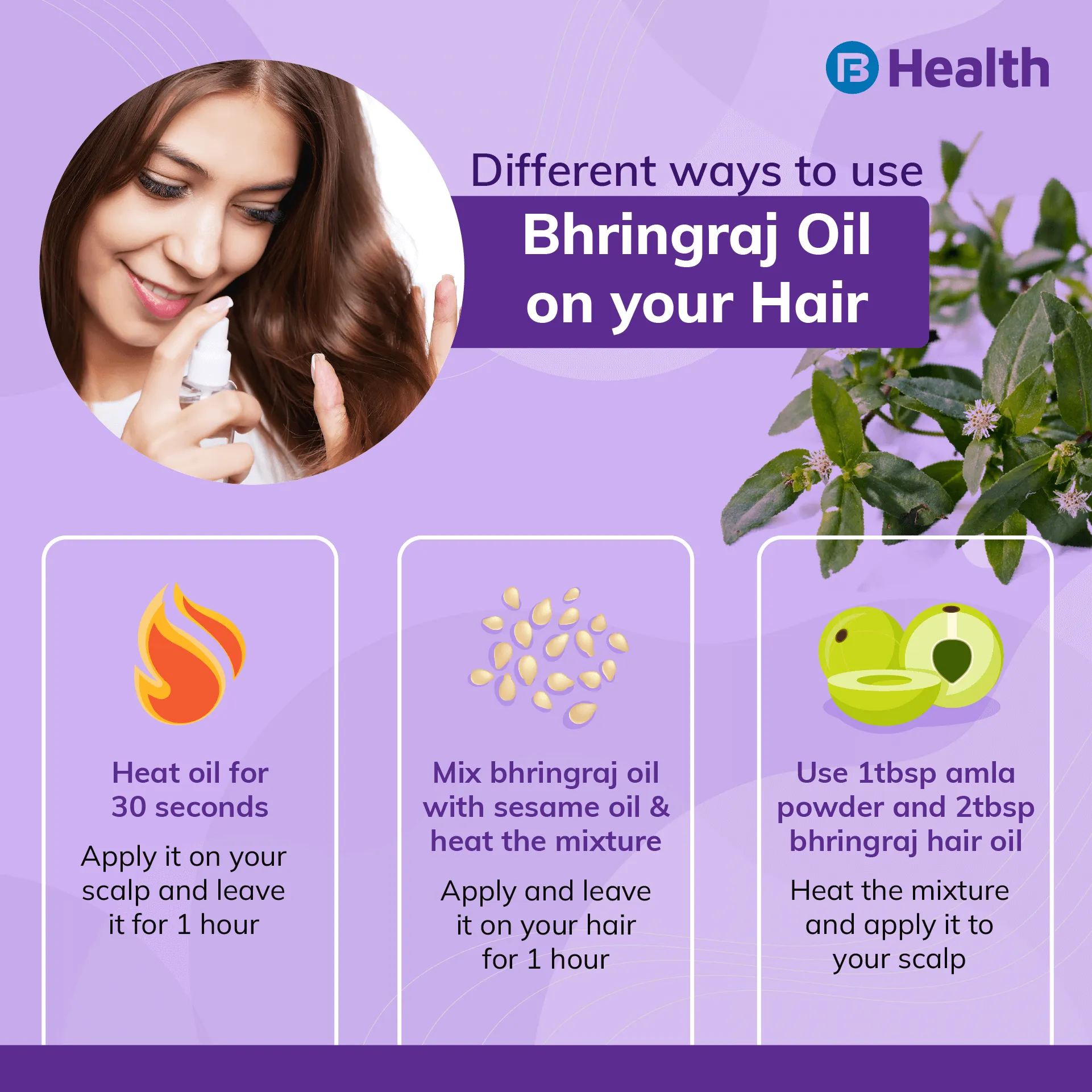 bhringraj oil benefits for hair growth