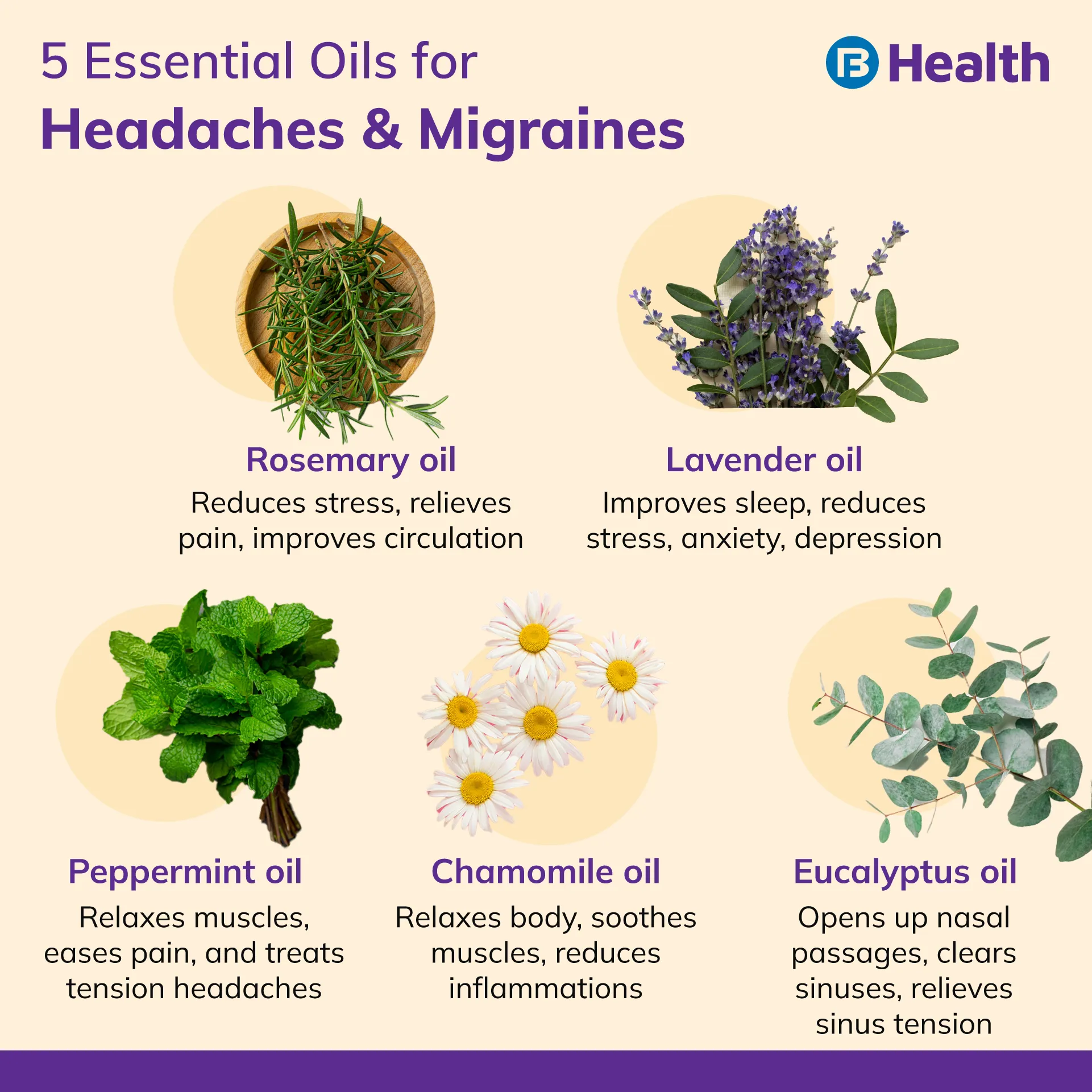 5 essential oils for headaches: Which oils work and how to use them