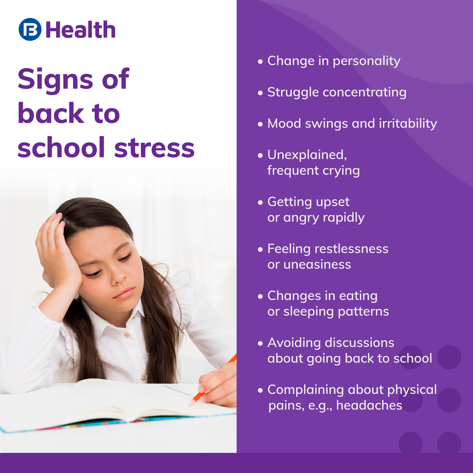 signs of stress in kids