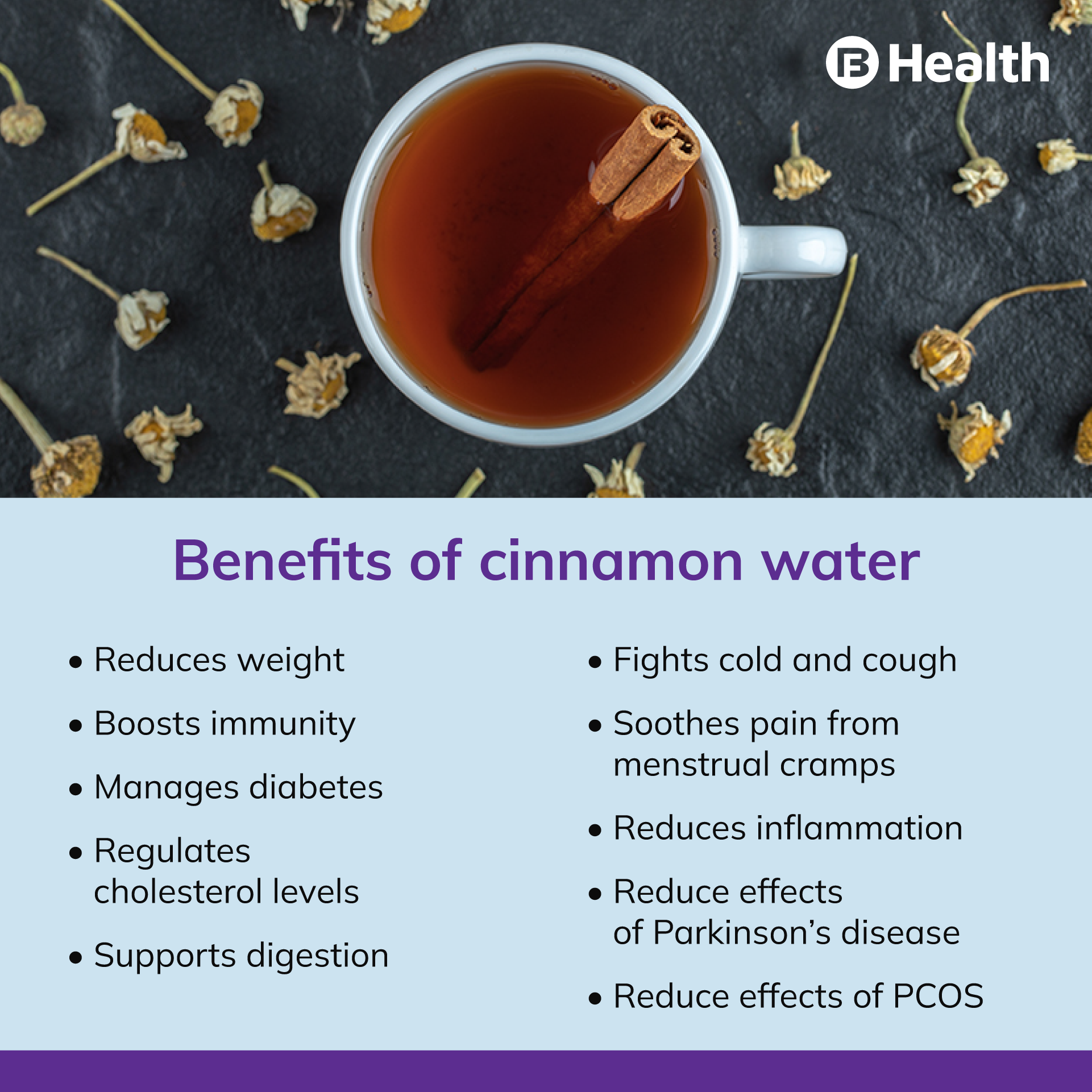 cinnamon water benefits