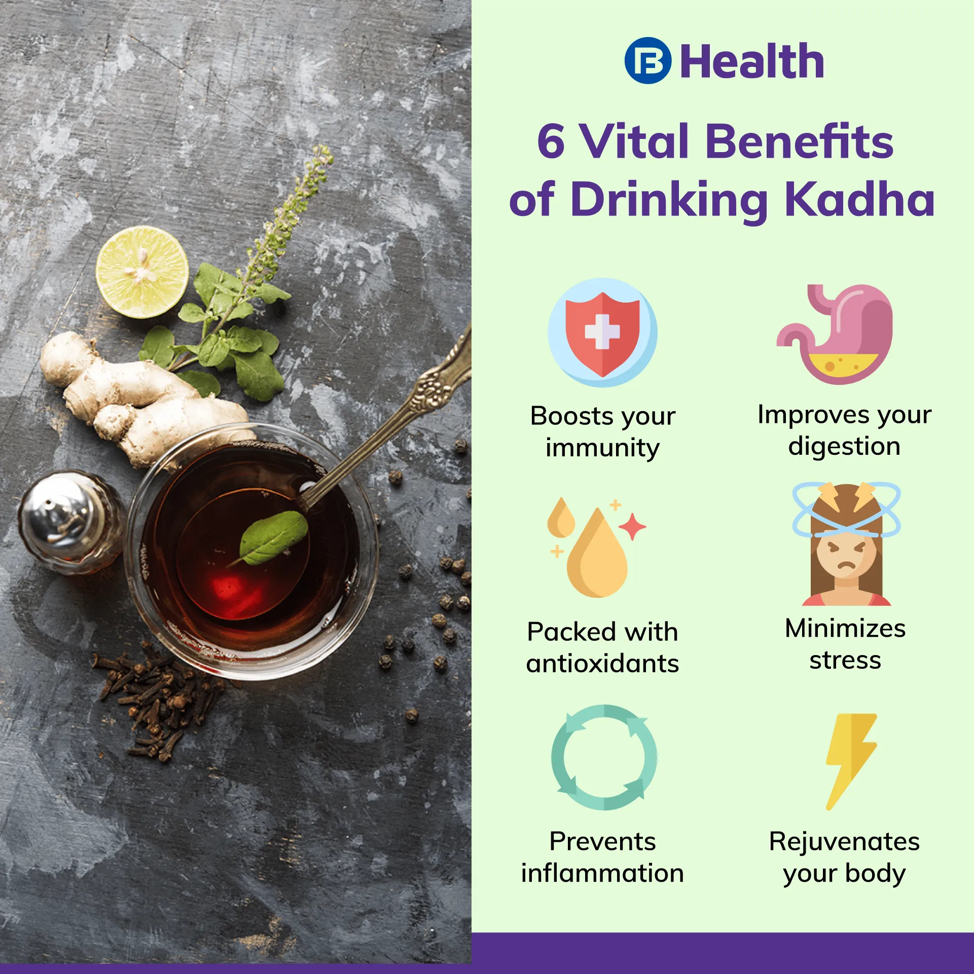 health benefits of drinking kadha