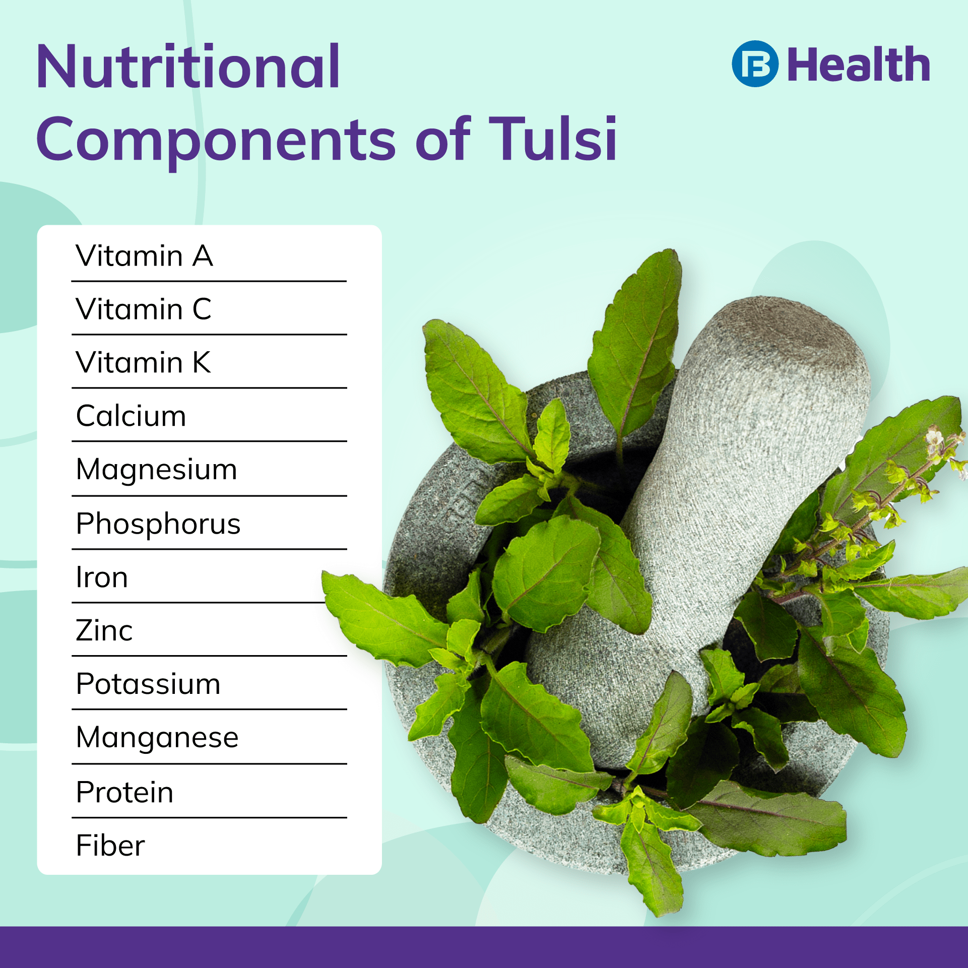 Nutritional Value of Tulsi