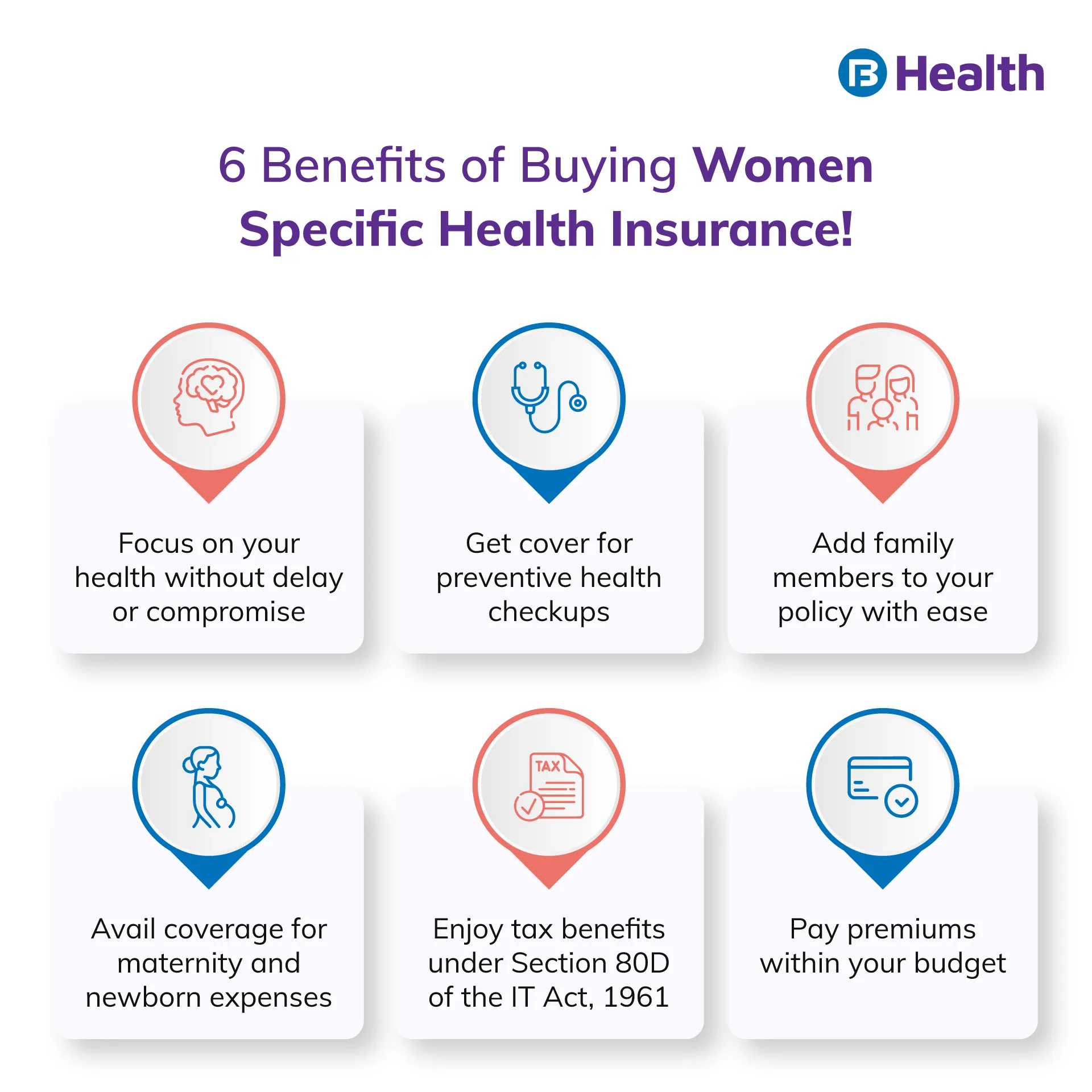 Benefits of health insurance for women