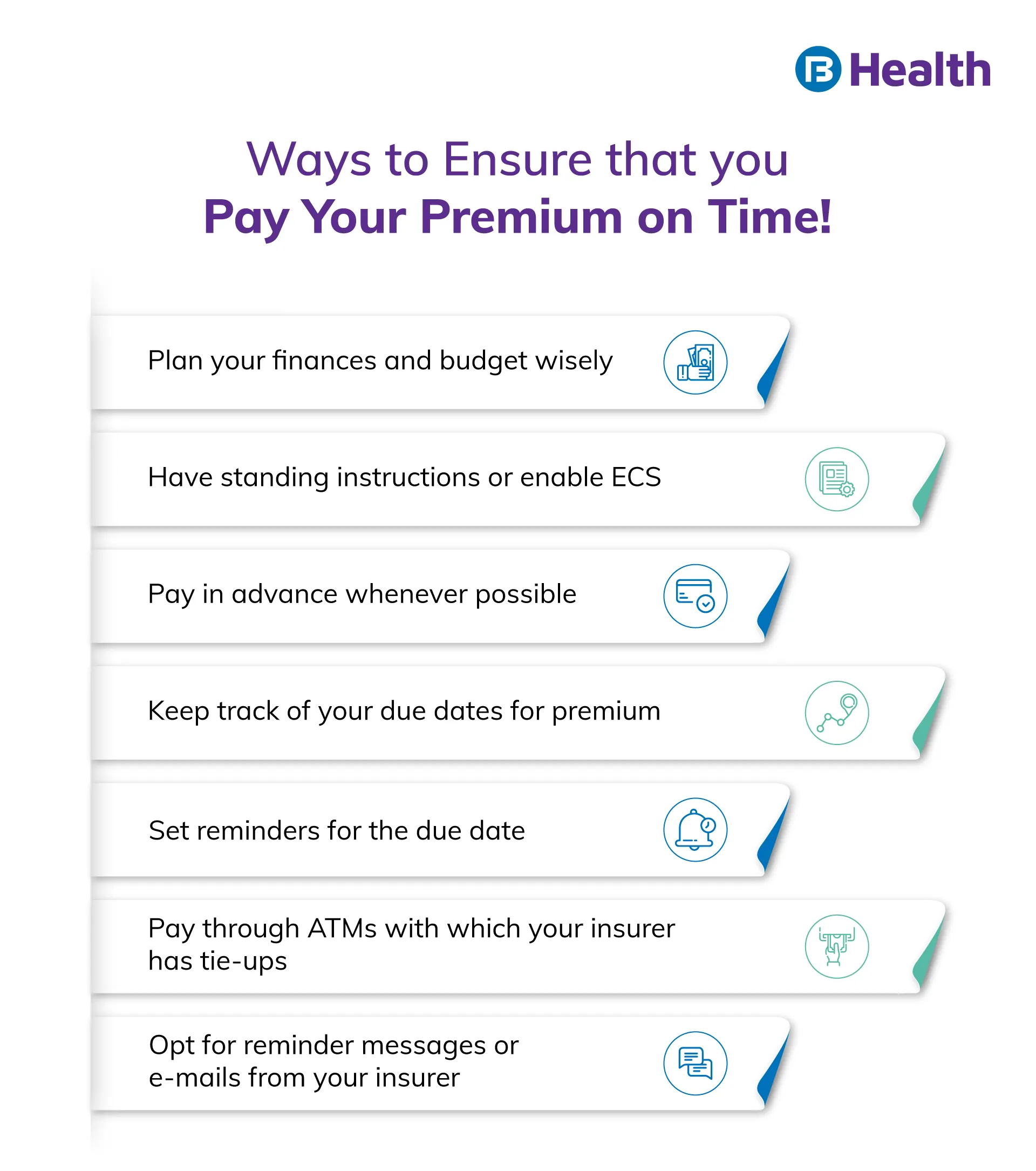 ways to pay premium on time