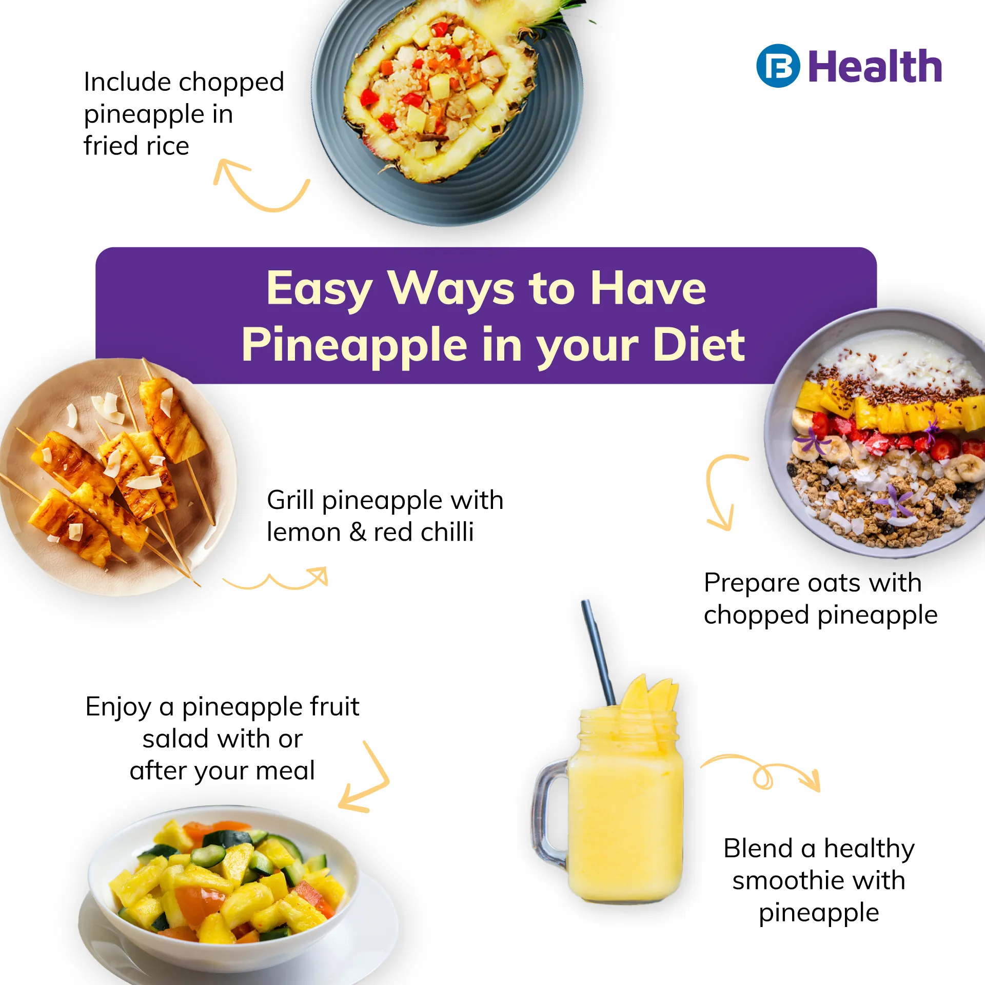 Ways to Include Pineapples in Your Diet