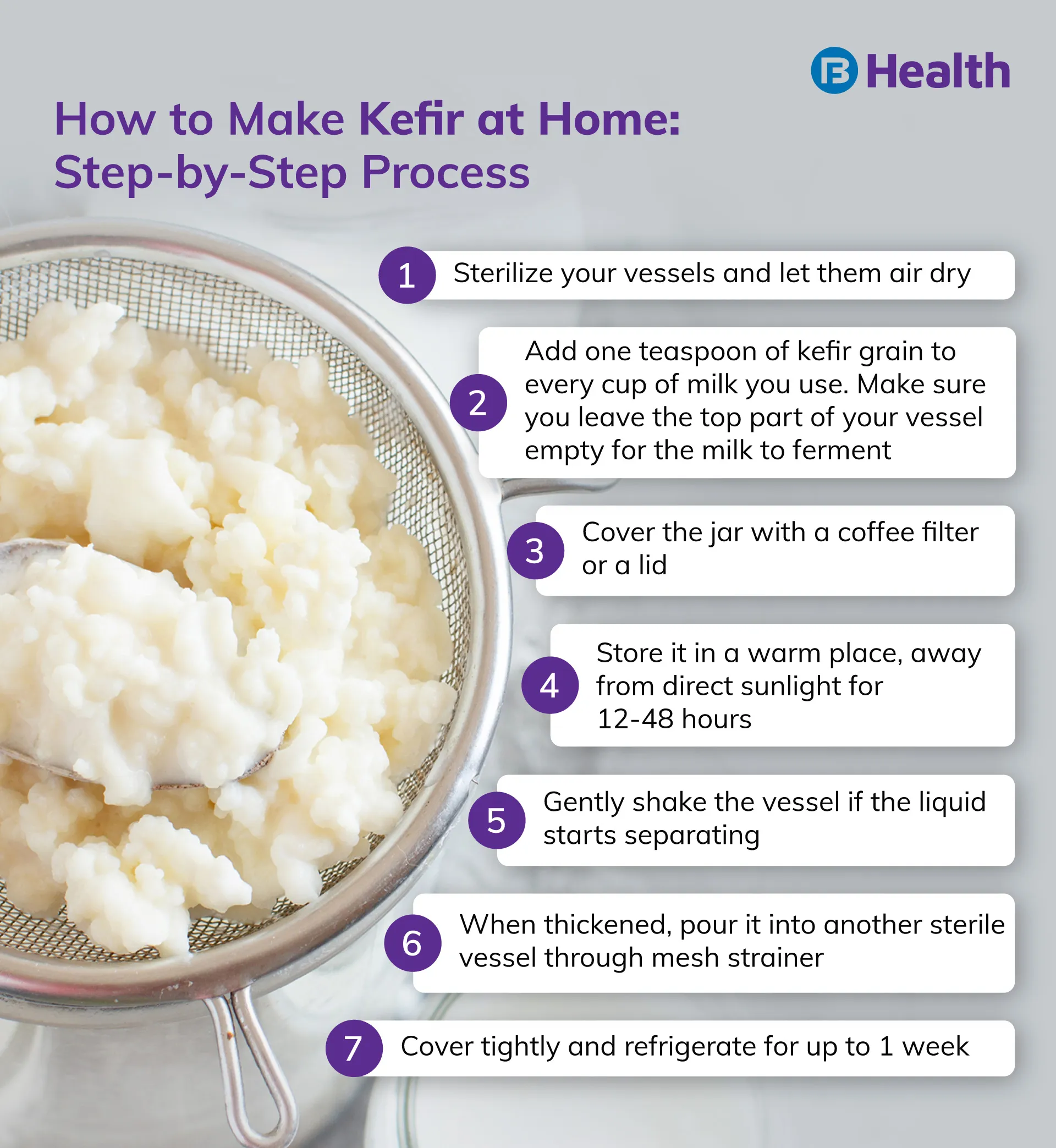 Top 10 health benefits of kefir