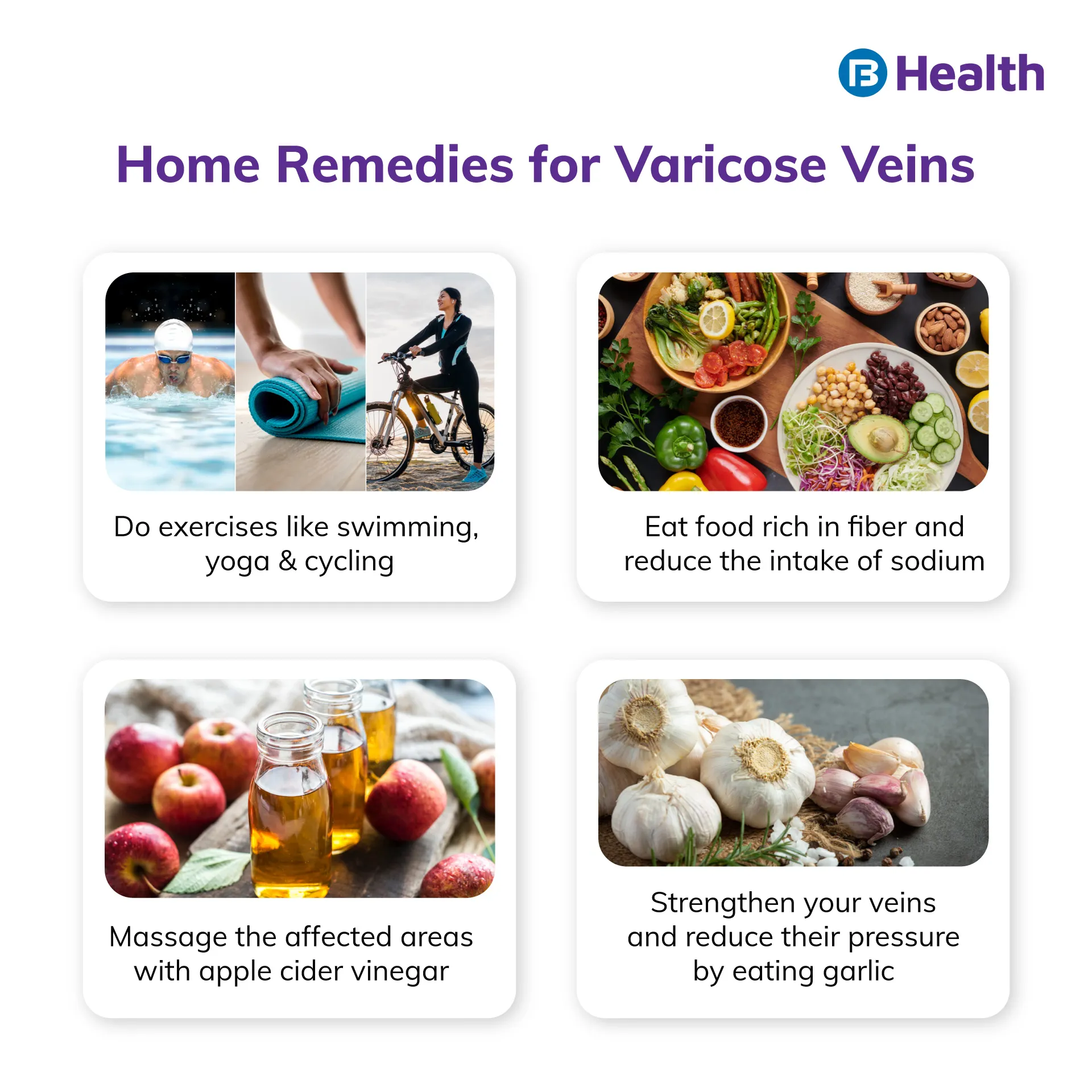 Home remedies for Varicose Veins