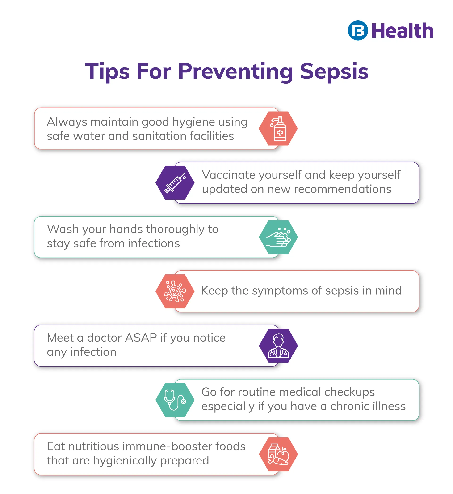 Tips for preventing sepsis