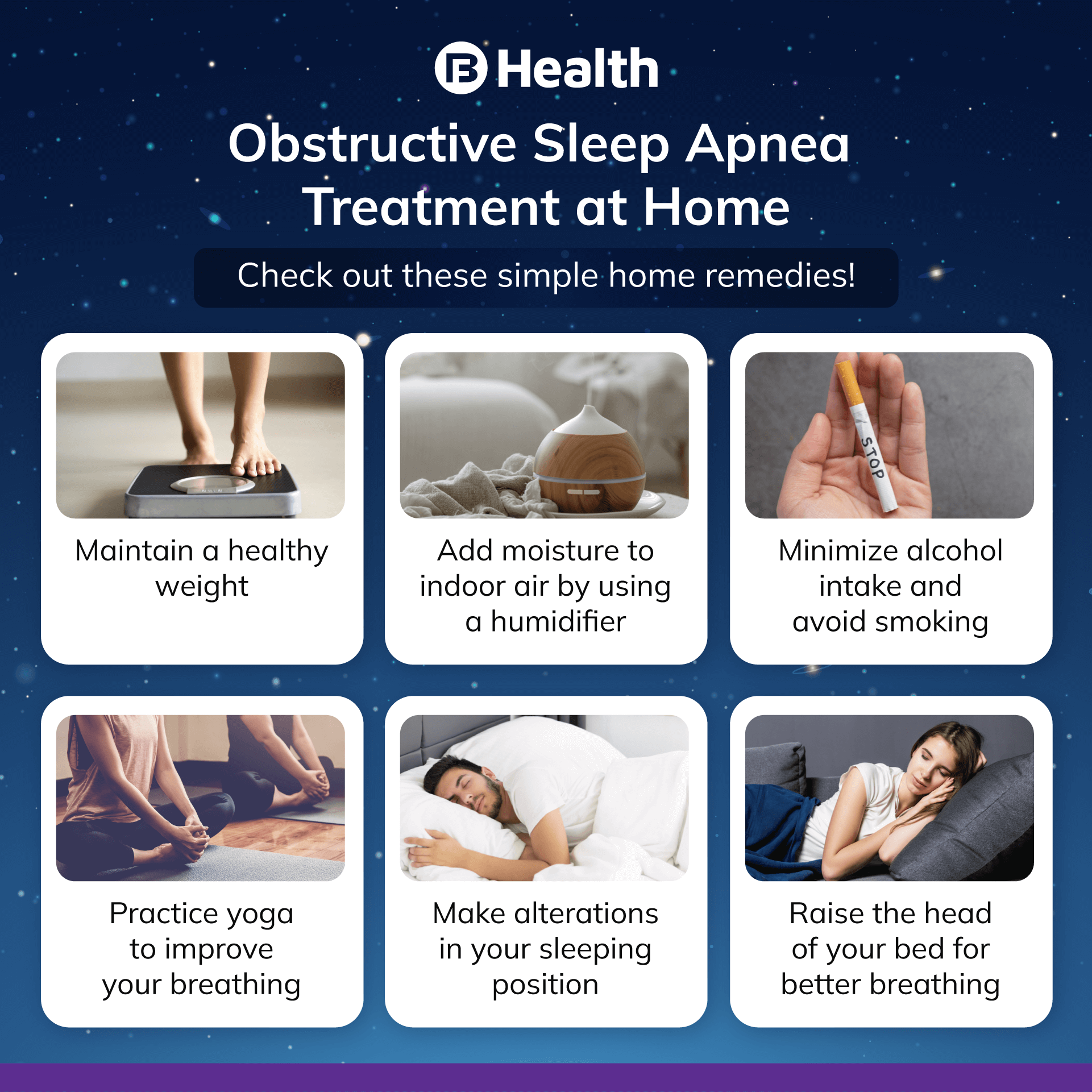 Obstructive sleep apnea home remedies