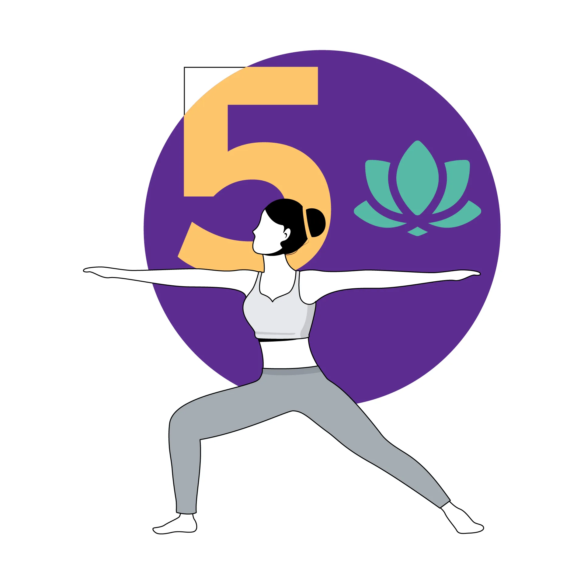 Practice Five Spring Yoga Poses - 10