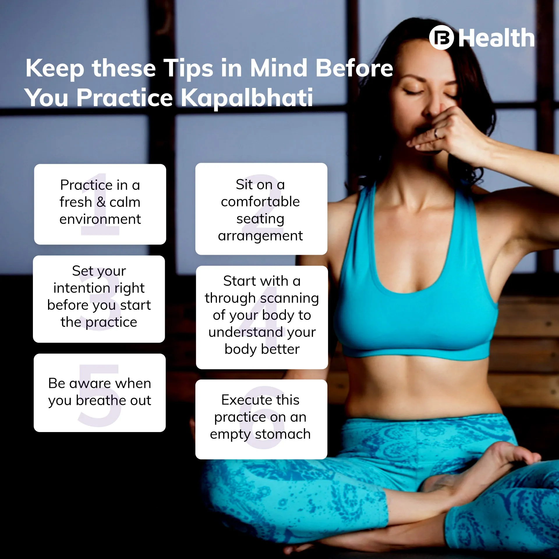 Kapalbhati yoga tips