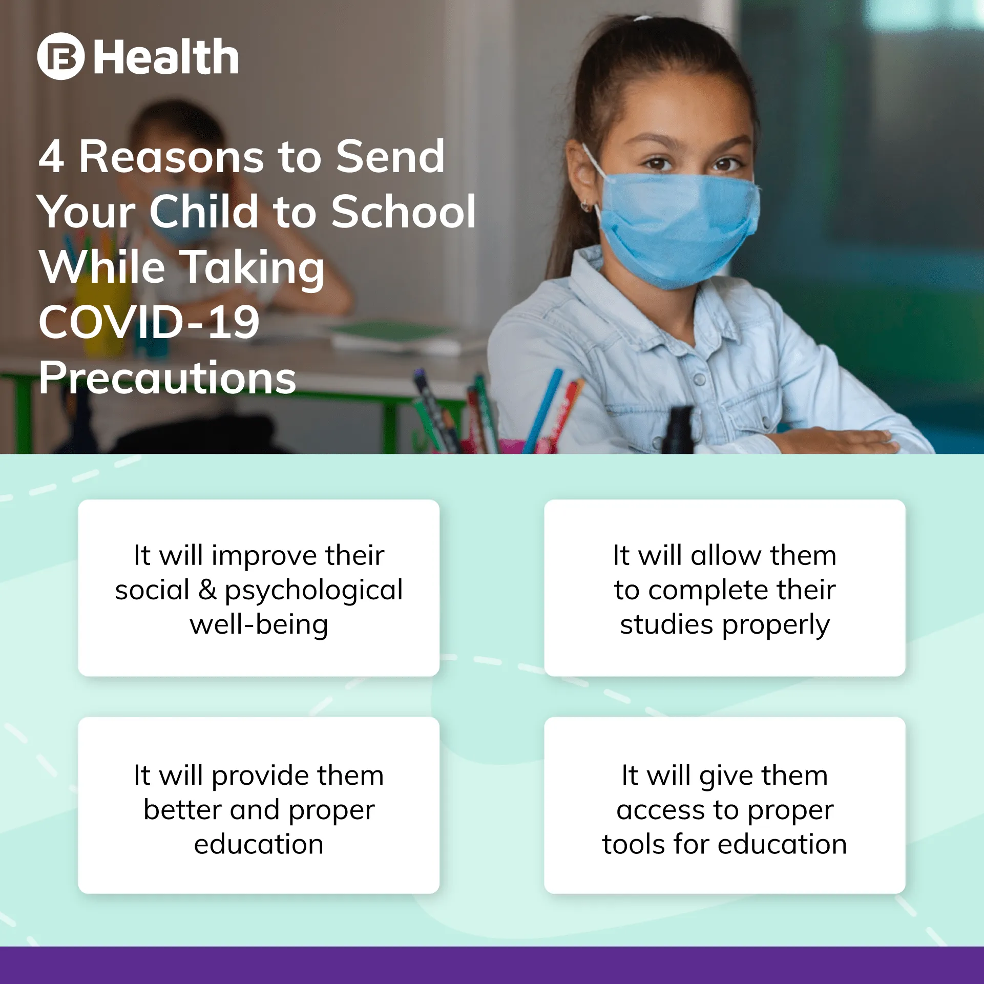 COVID - 19 precautions for Child for school
