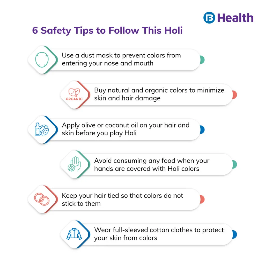 Holi Safety Tips