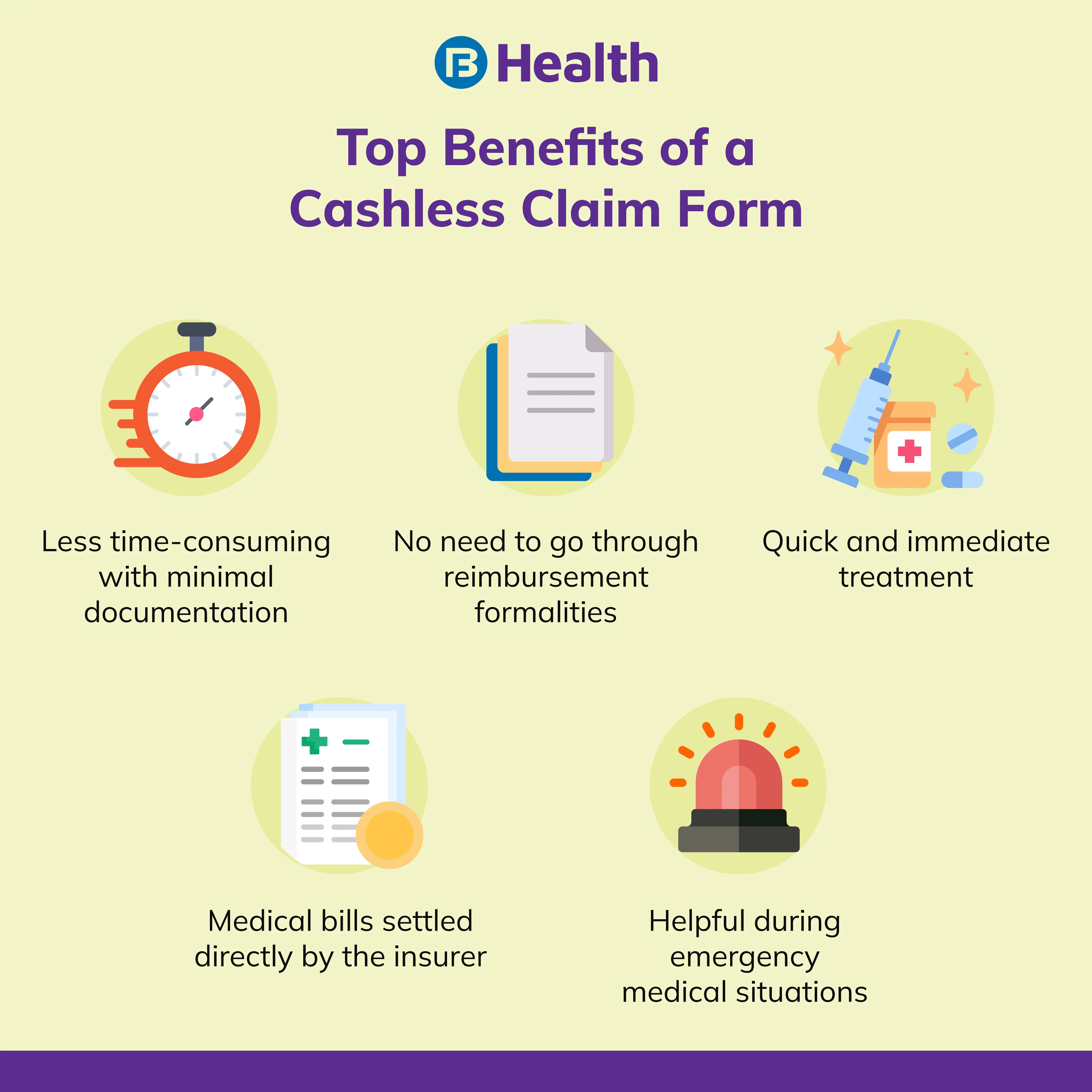 benefits of Cashless Claim