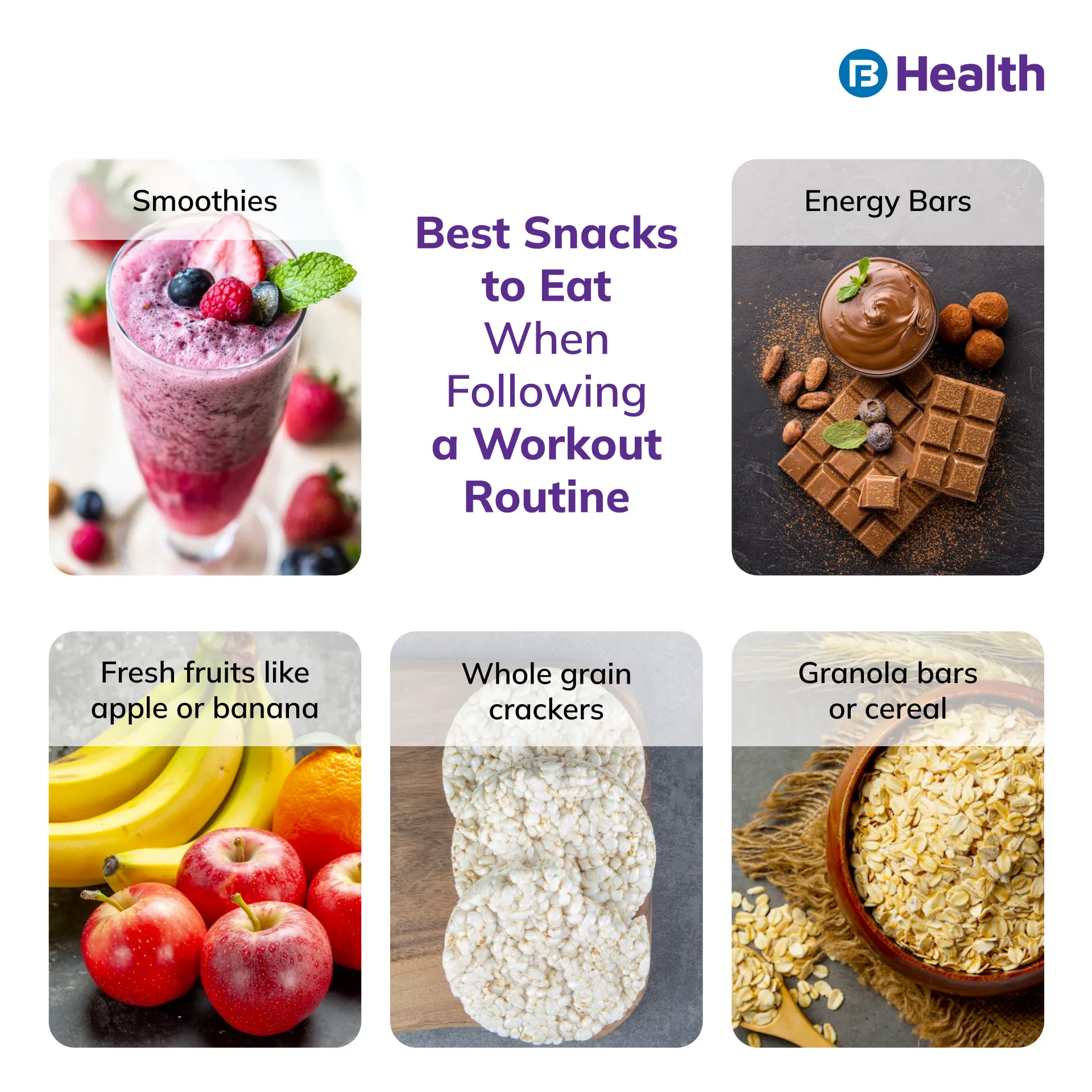 snacks for Workout Routine