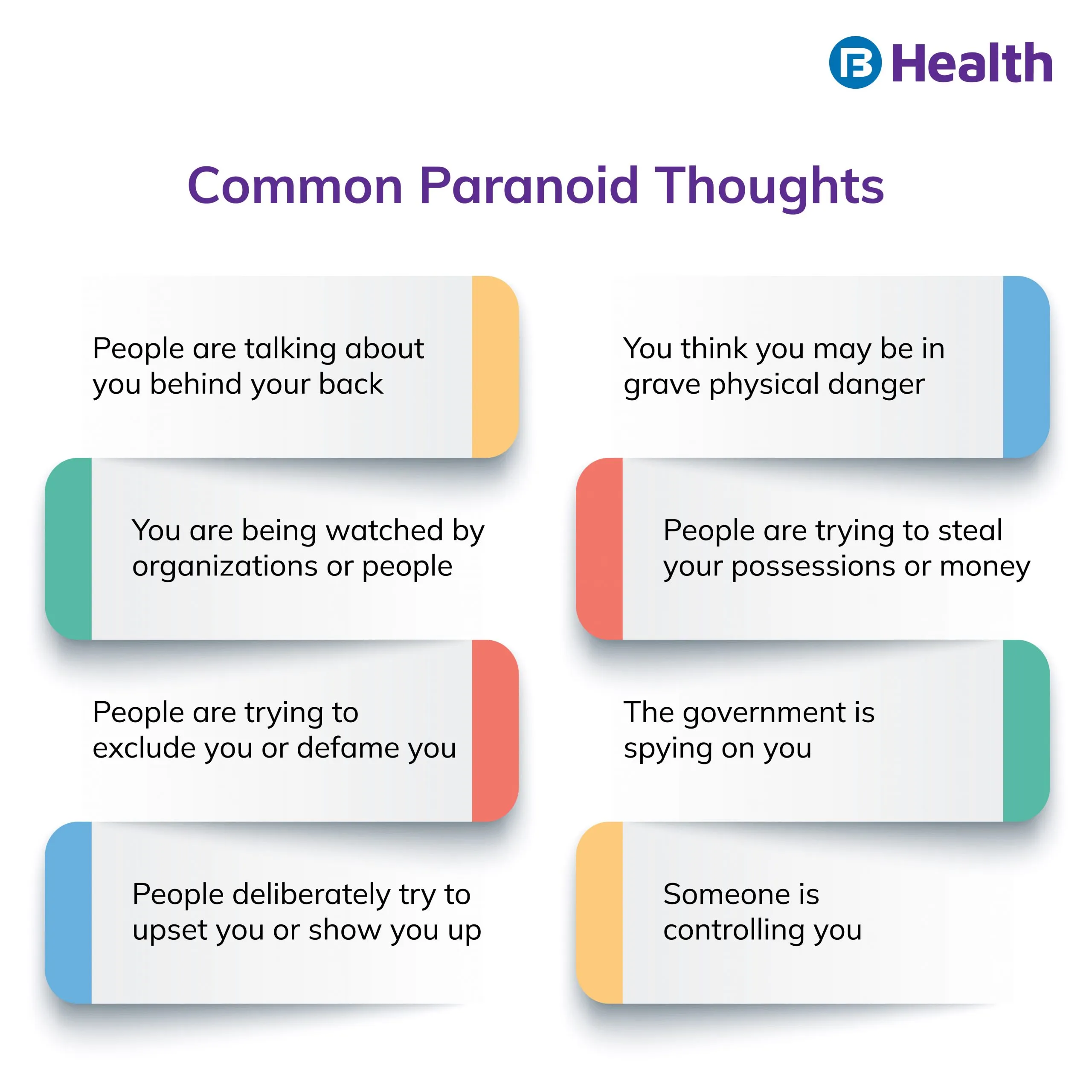 common Paranoid thoughts