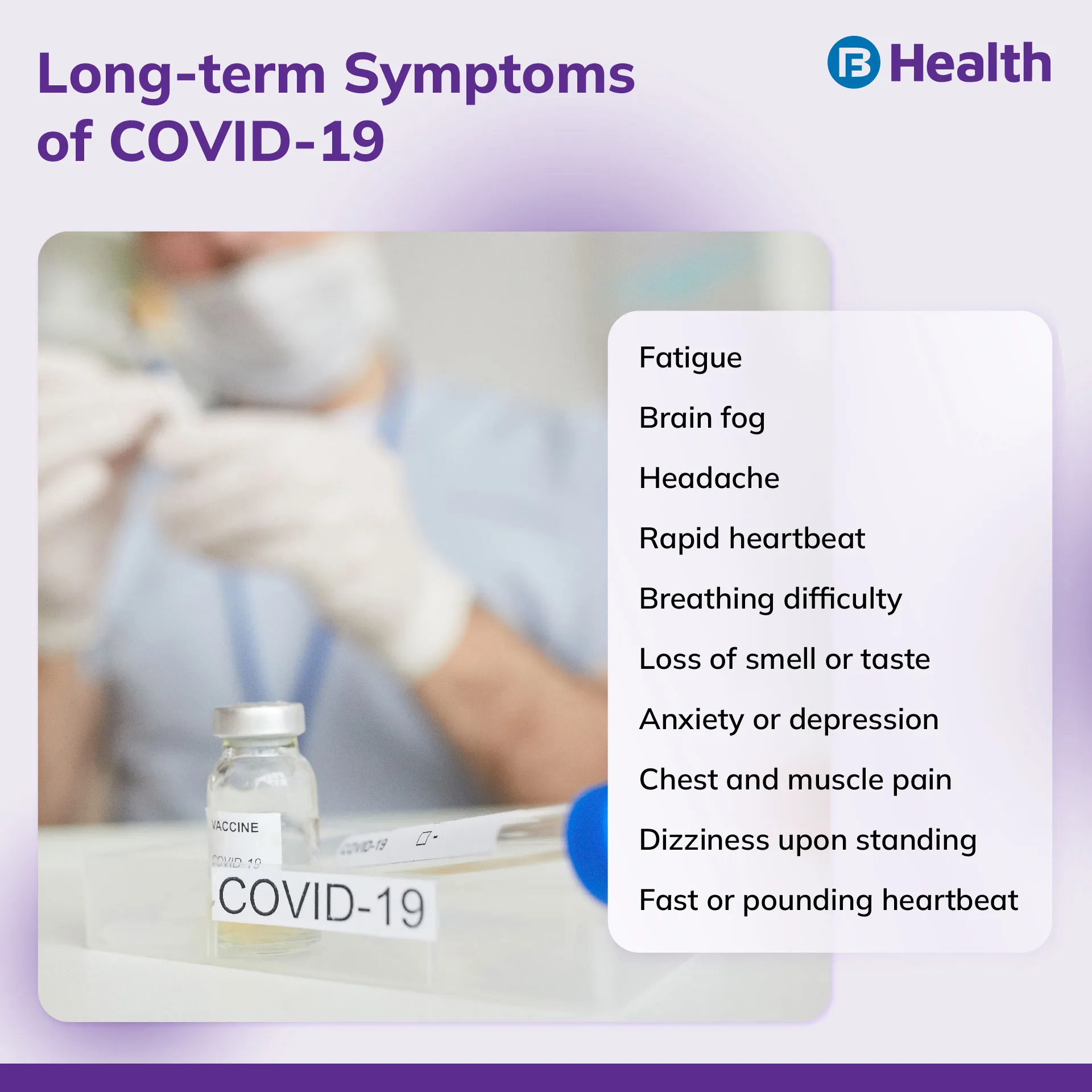 long term symptoms of COVID 19