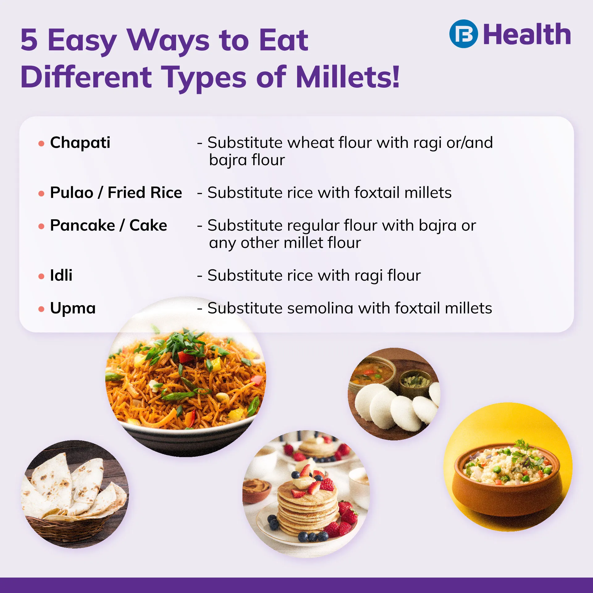 different types of millets