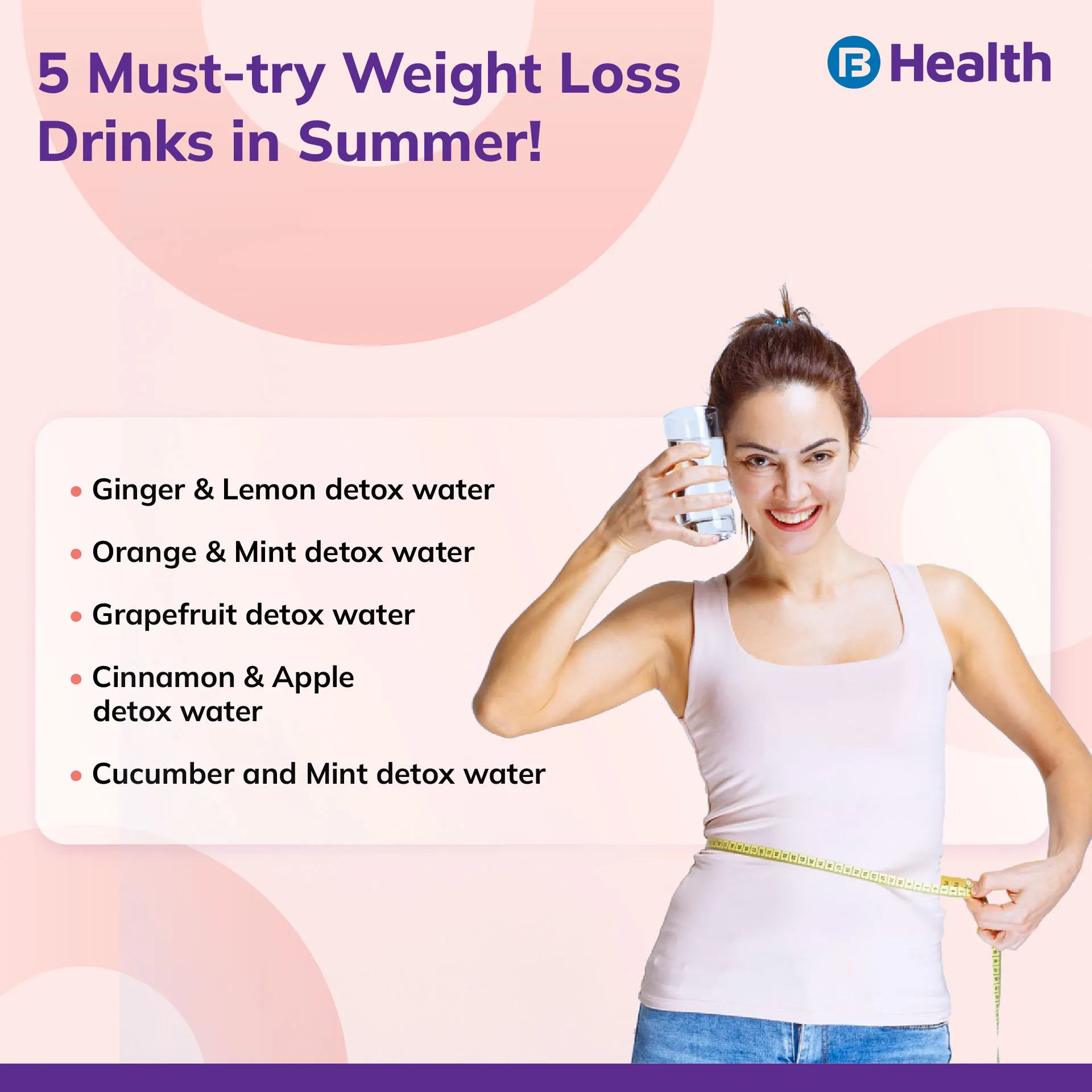 Lose Weight drinks in Summer