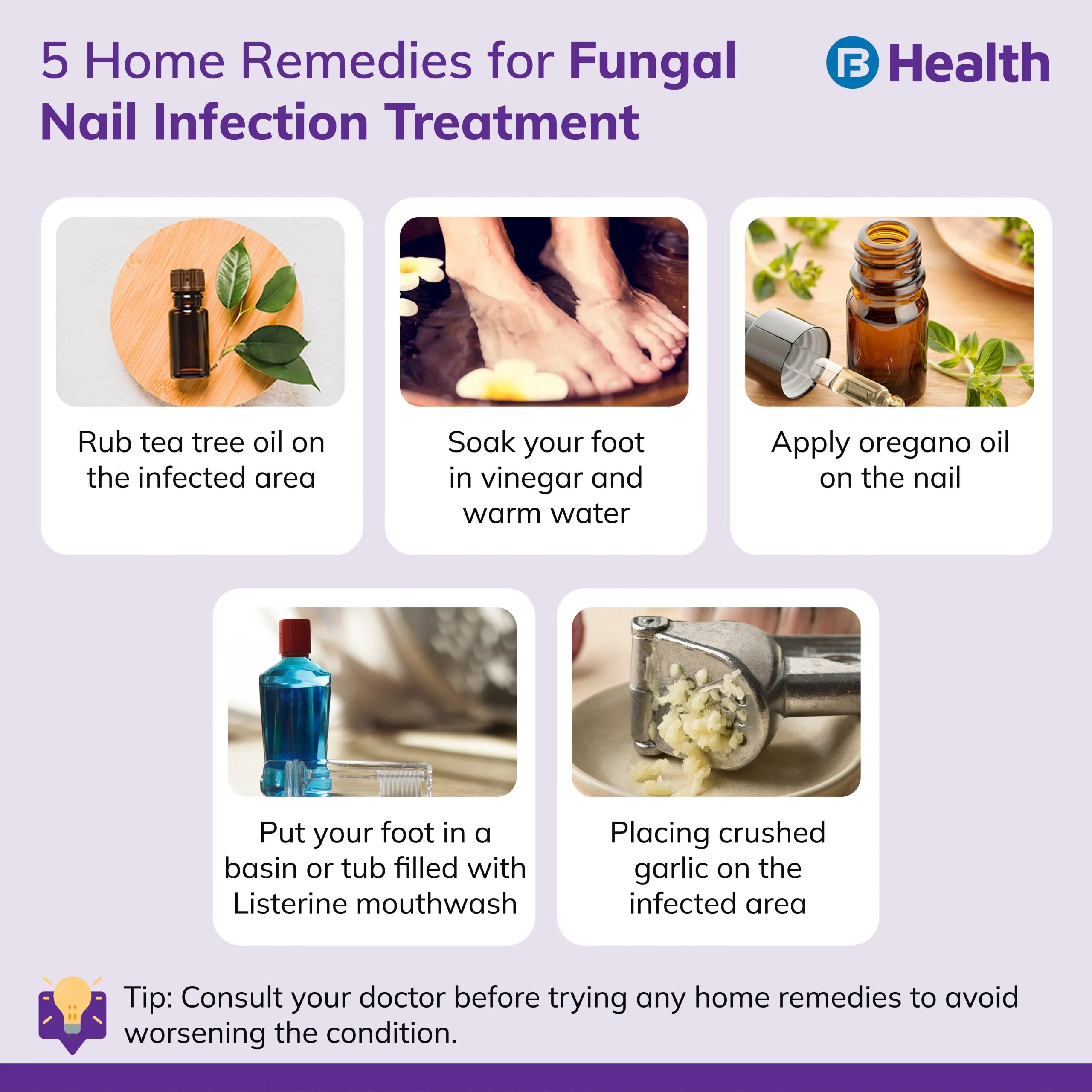 Home remedies for Fungal Nail Infection