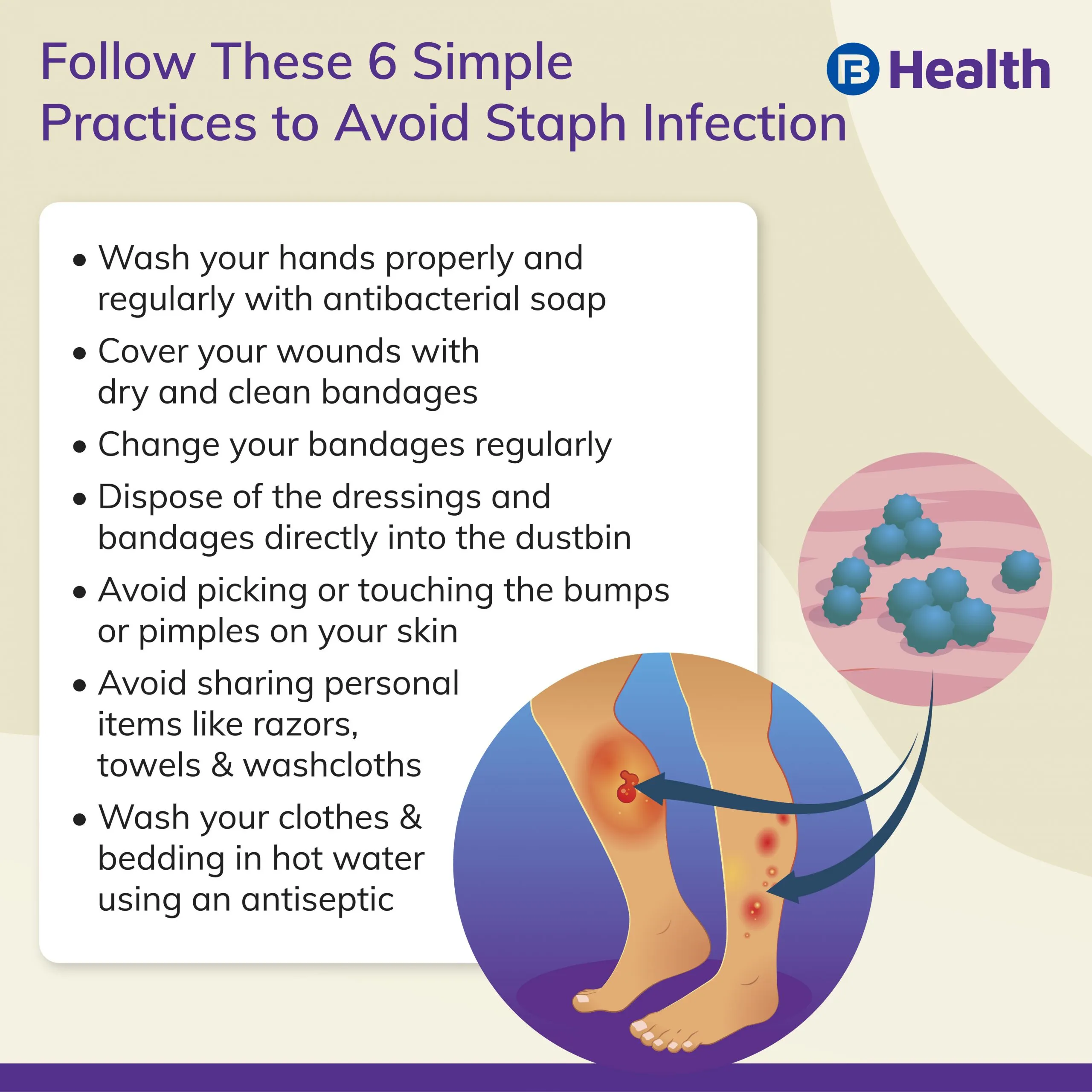 How to avoid Staph Infection