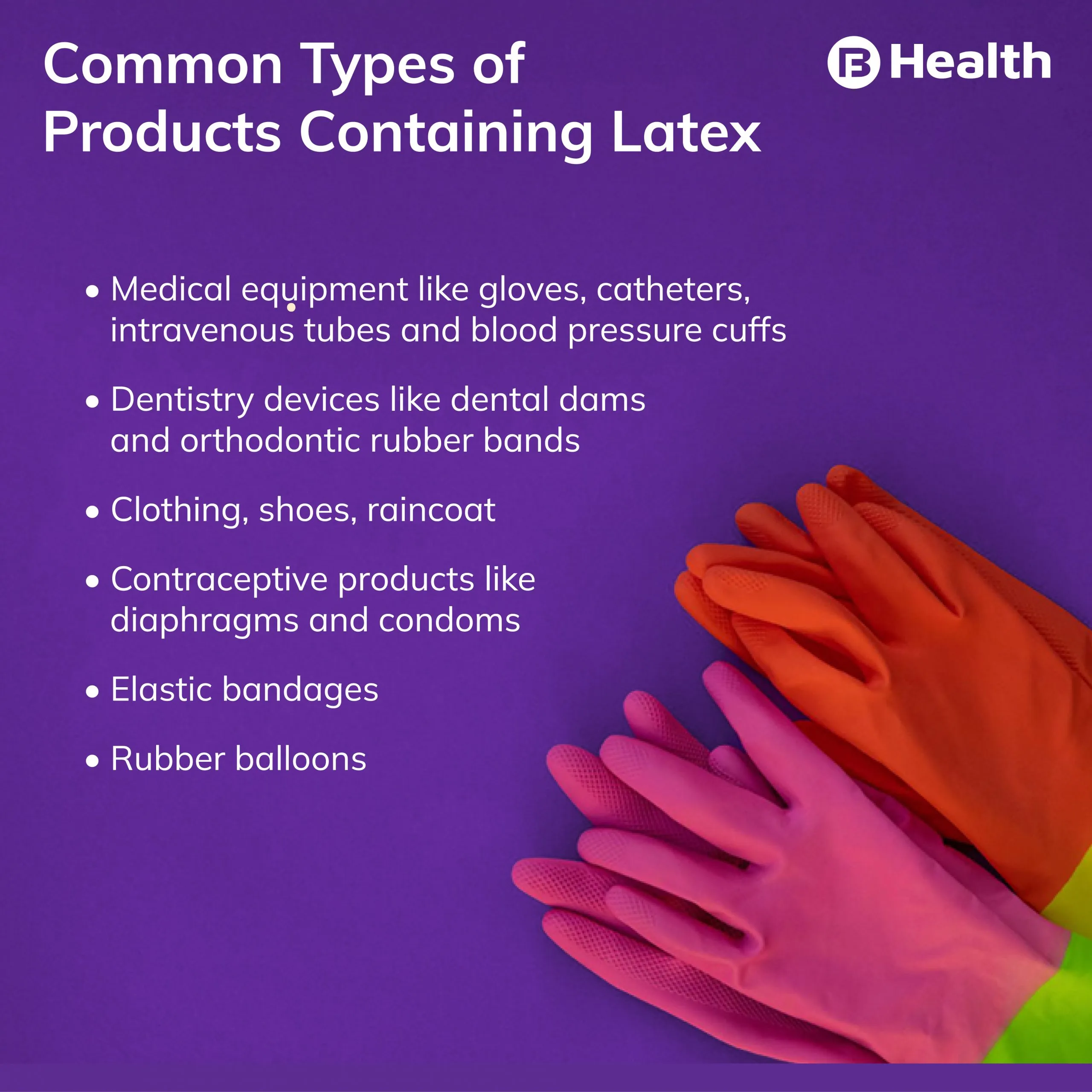 latex containing products Infographic