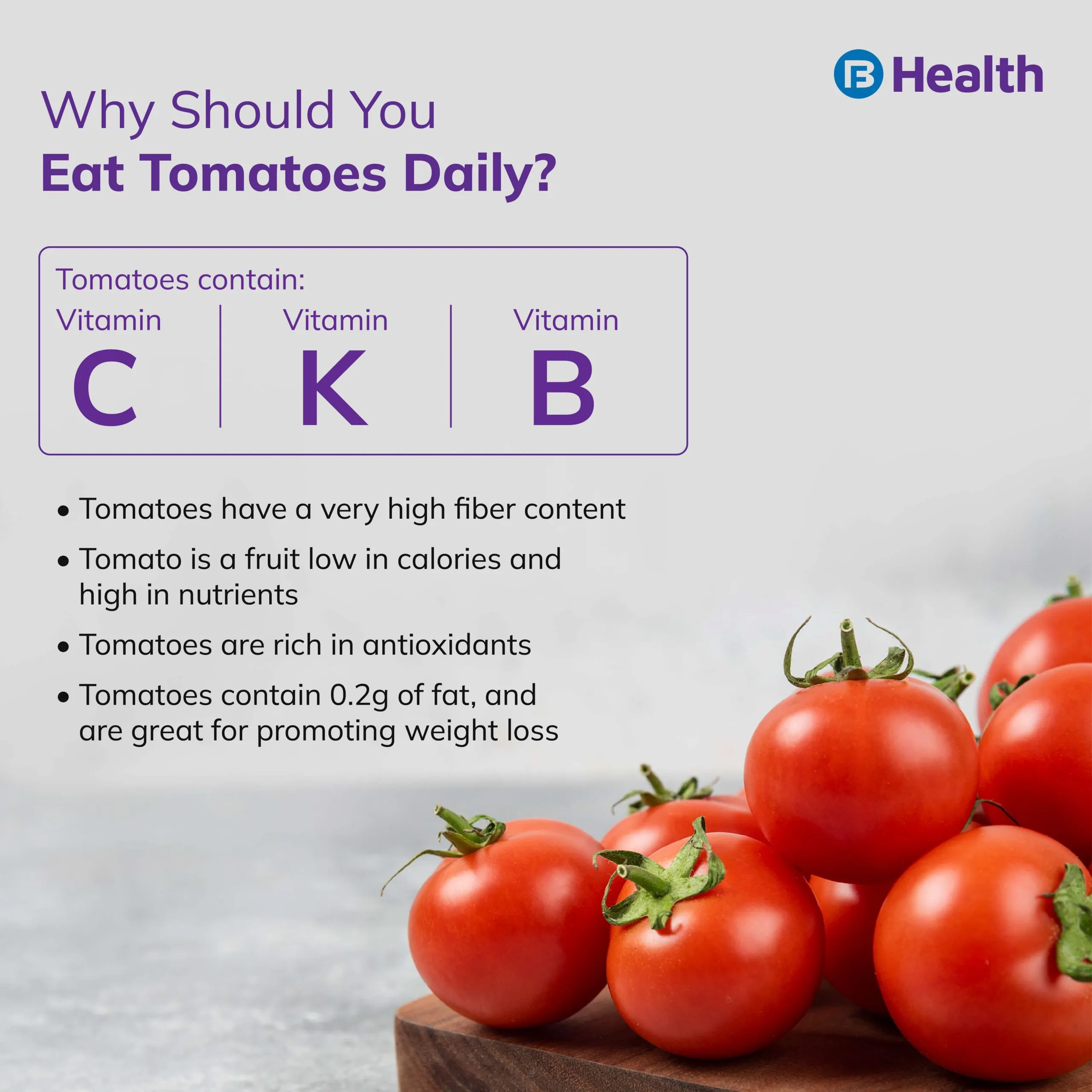 benefits of eating tomatoes daily