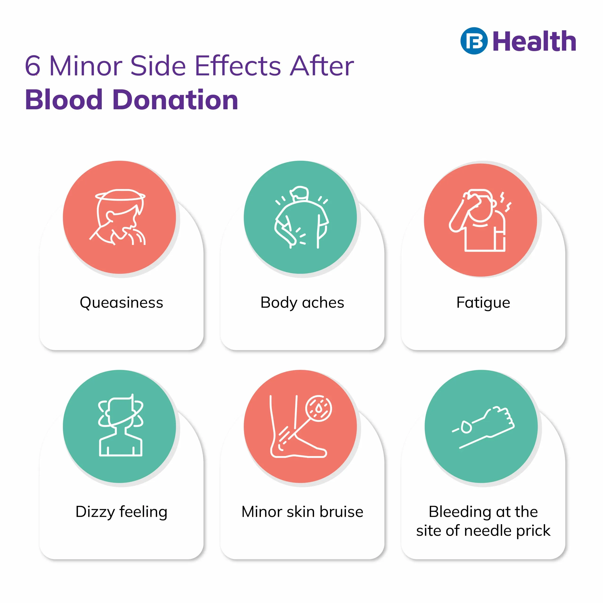 side effect after blood donation