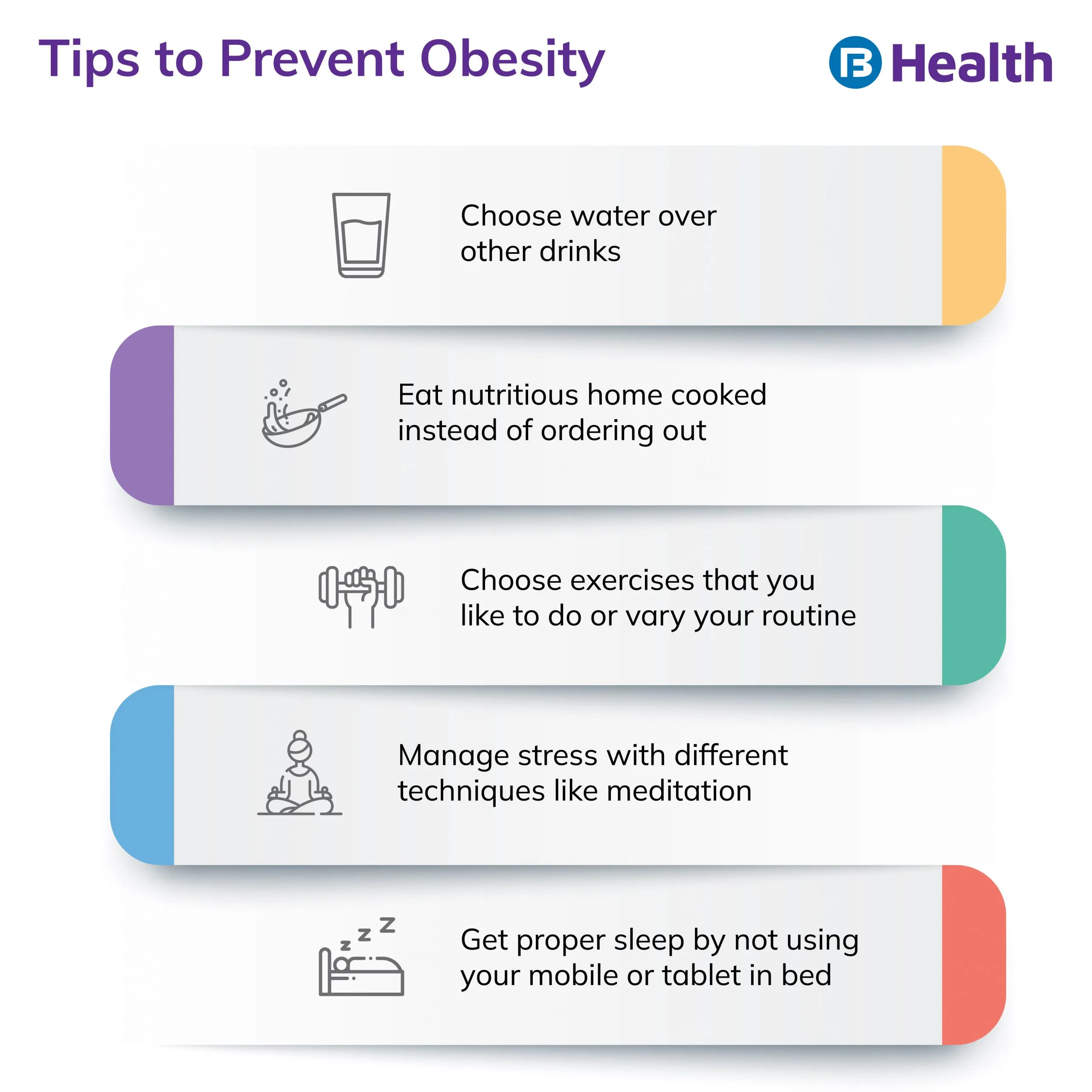 tips to prevent Obesity