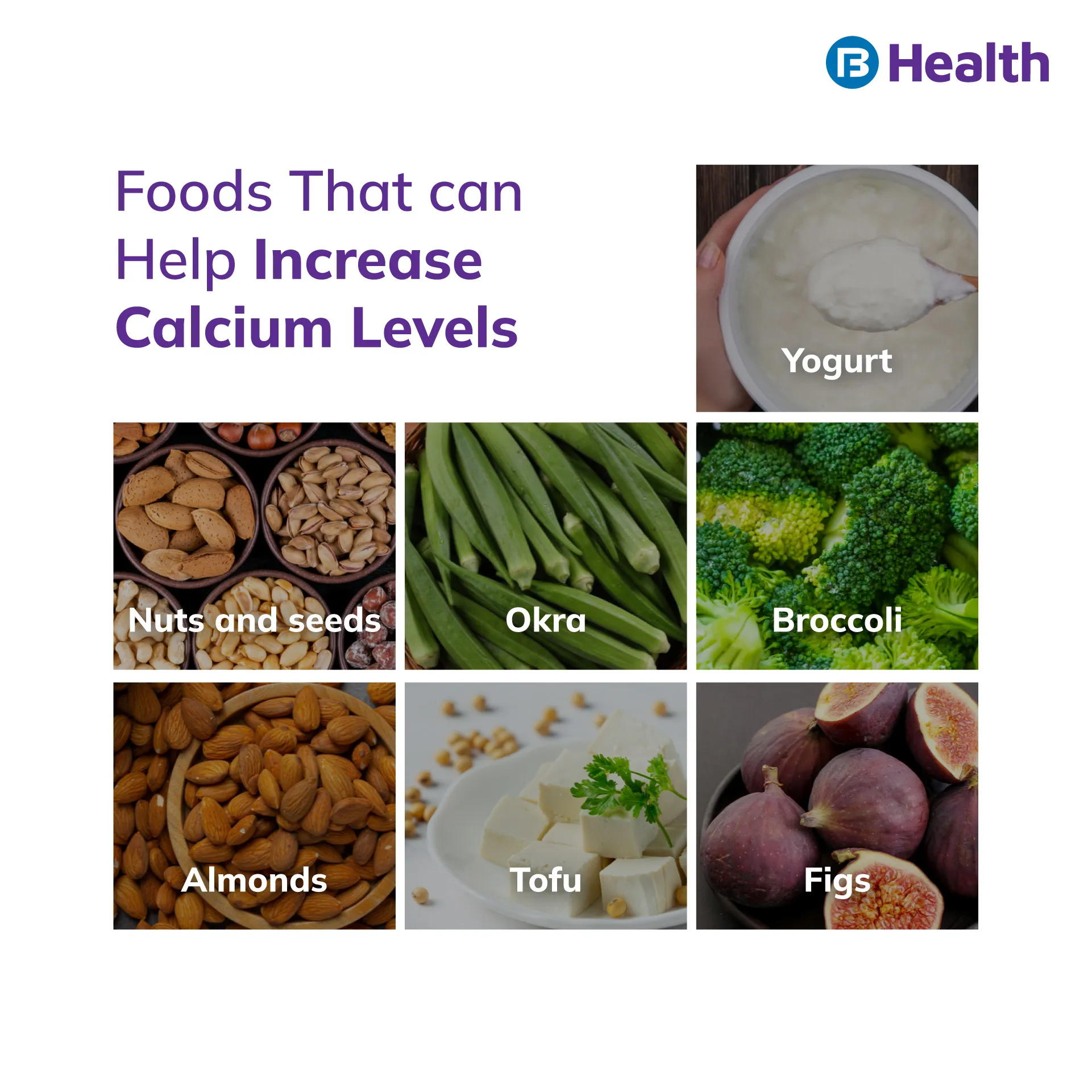 foods to increase Calcium level