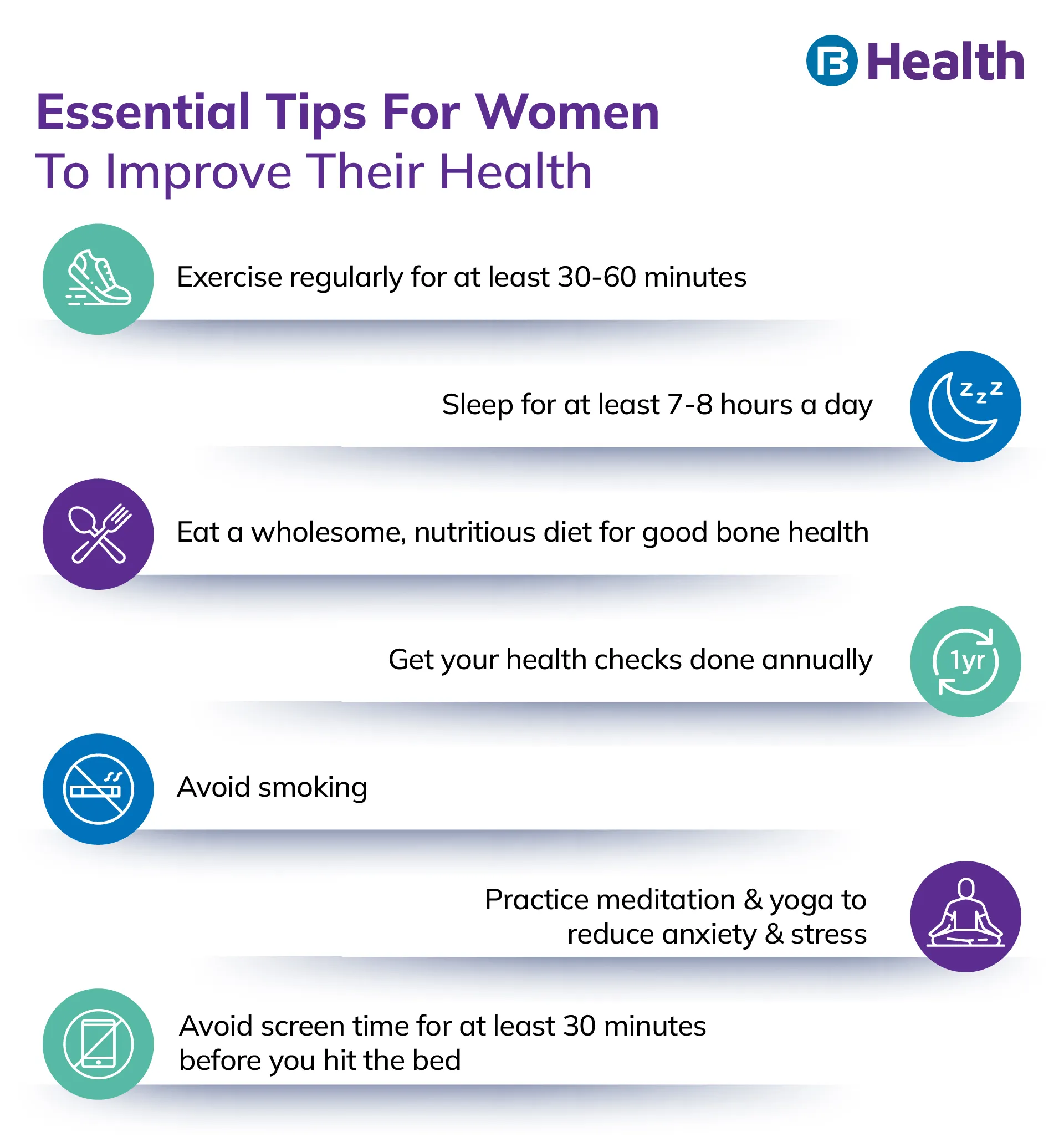 Tips to improve Women Health