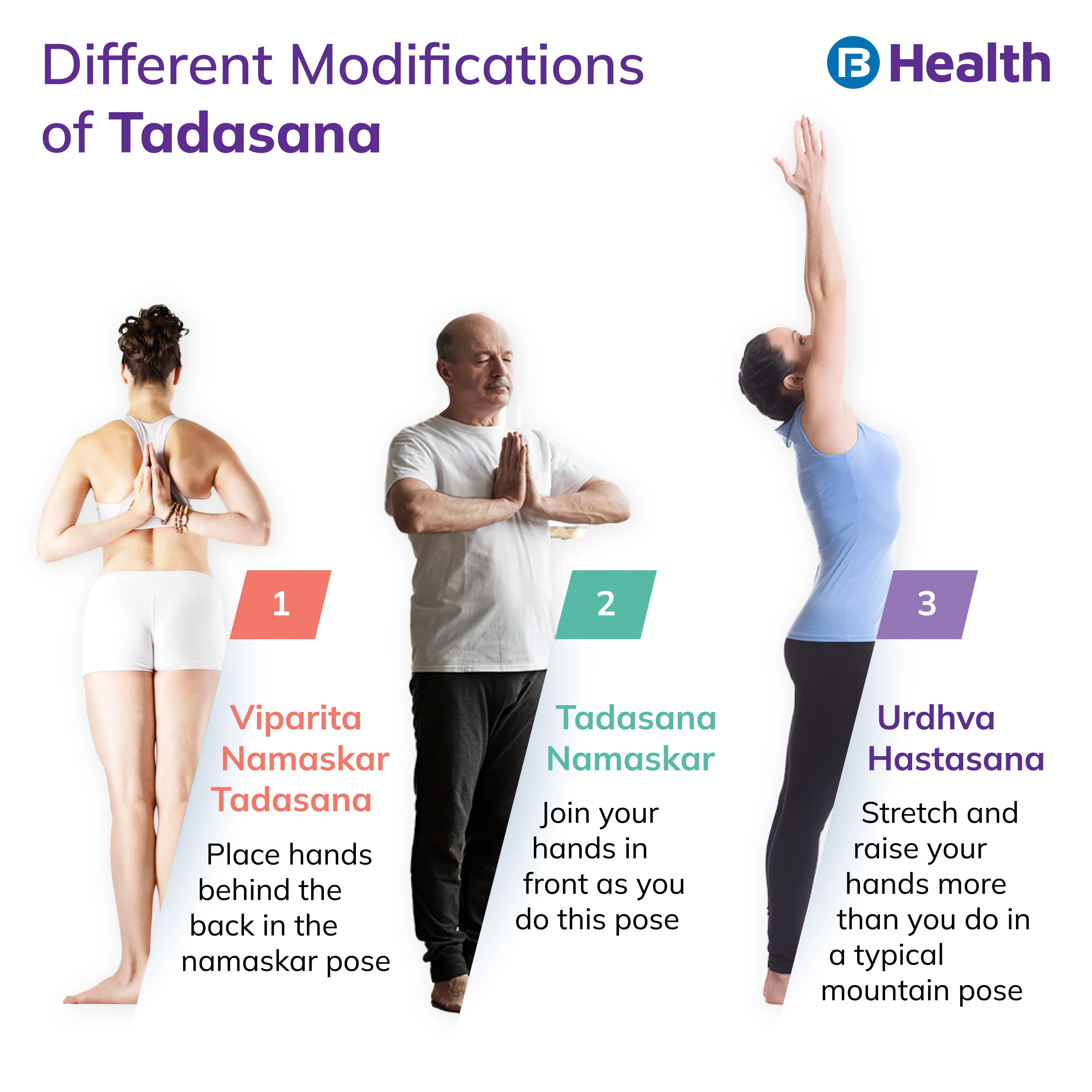 Yoga pose infographics benefits of practice Vector Image