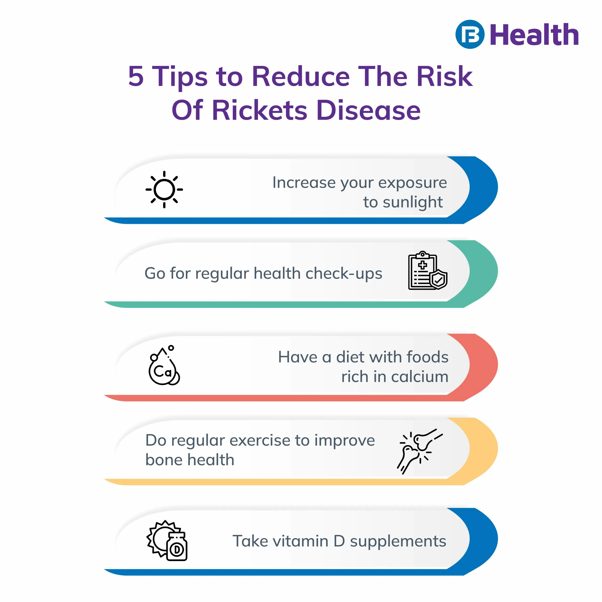 tips to reduce risk of Rickets Disease
