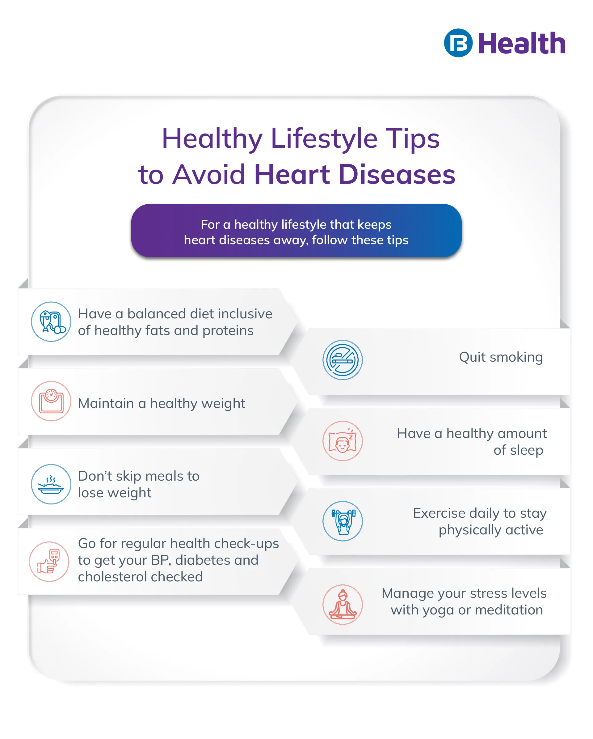 healthy lifestyles for Heart 