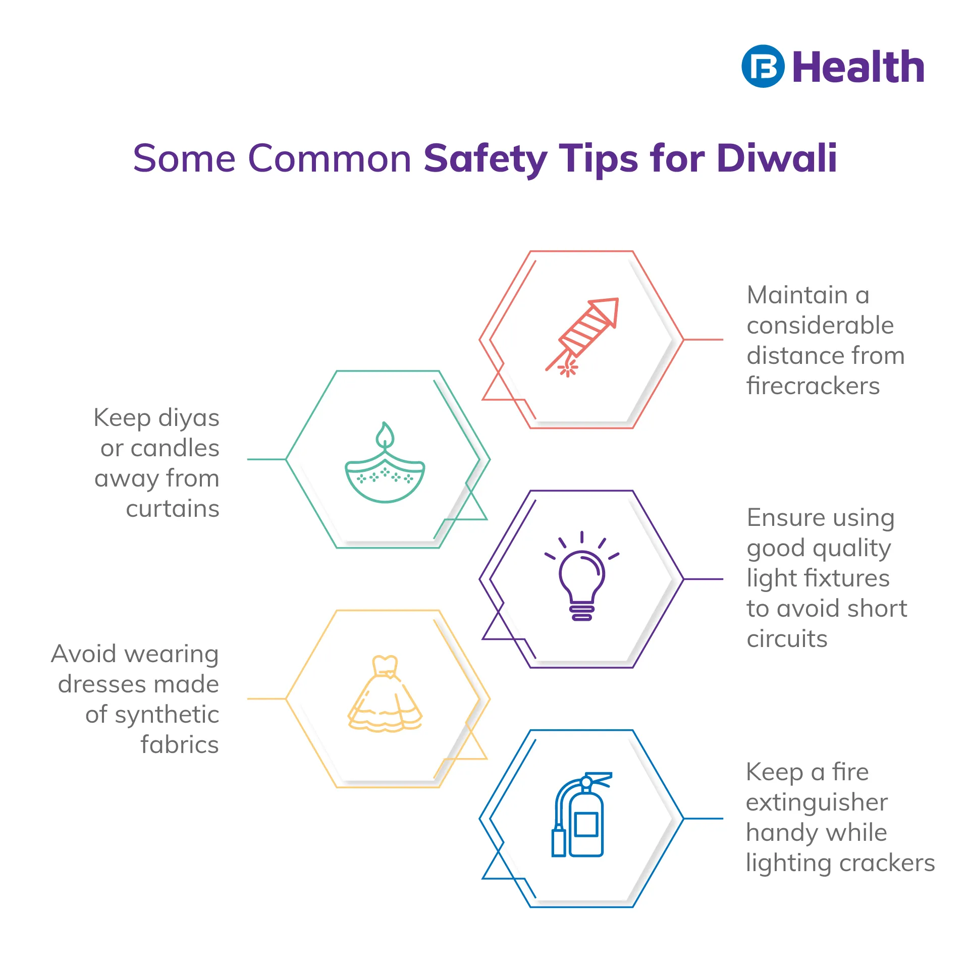 common safety tips for diwali