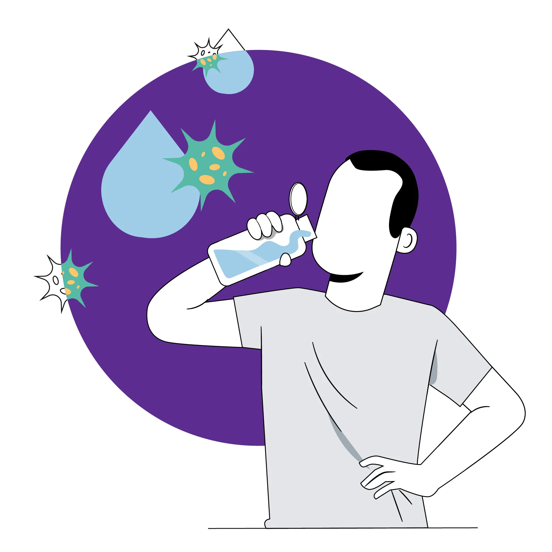 Waterborne Diseases: Symptoms and Prevention -17 illus