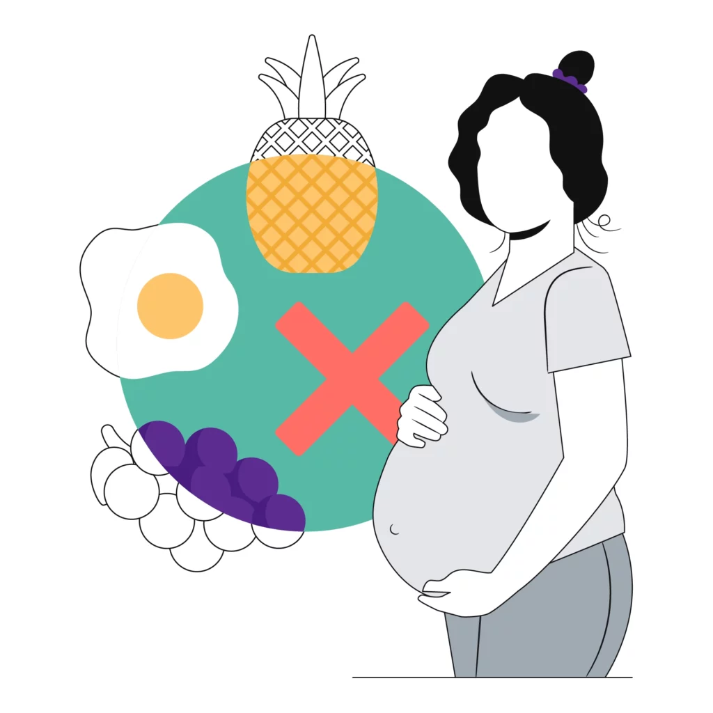 Decoding Pregnancy Diet Infographic
