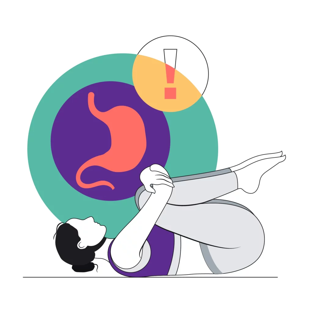 Yoga for Gastric Problems Infographic