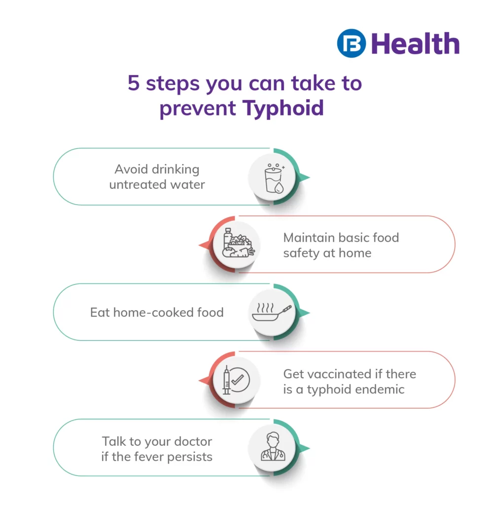 steps you can take to prevent Typhoid